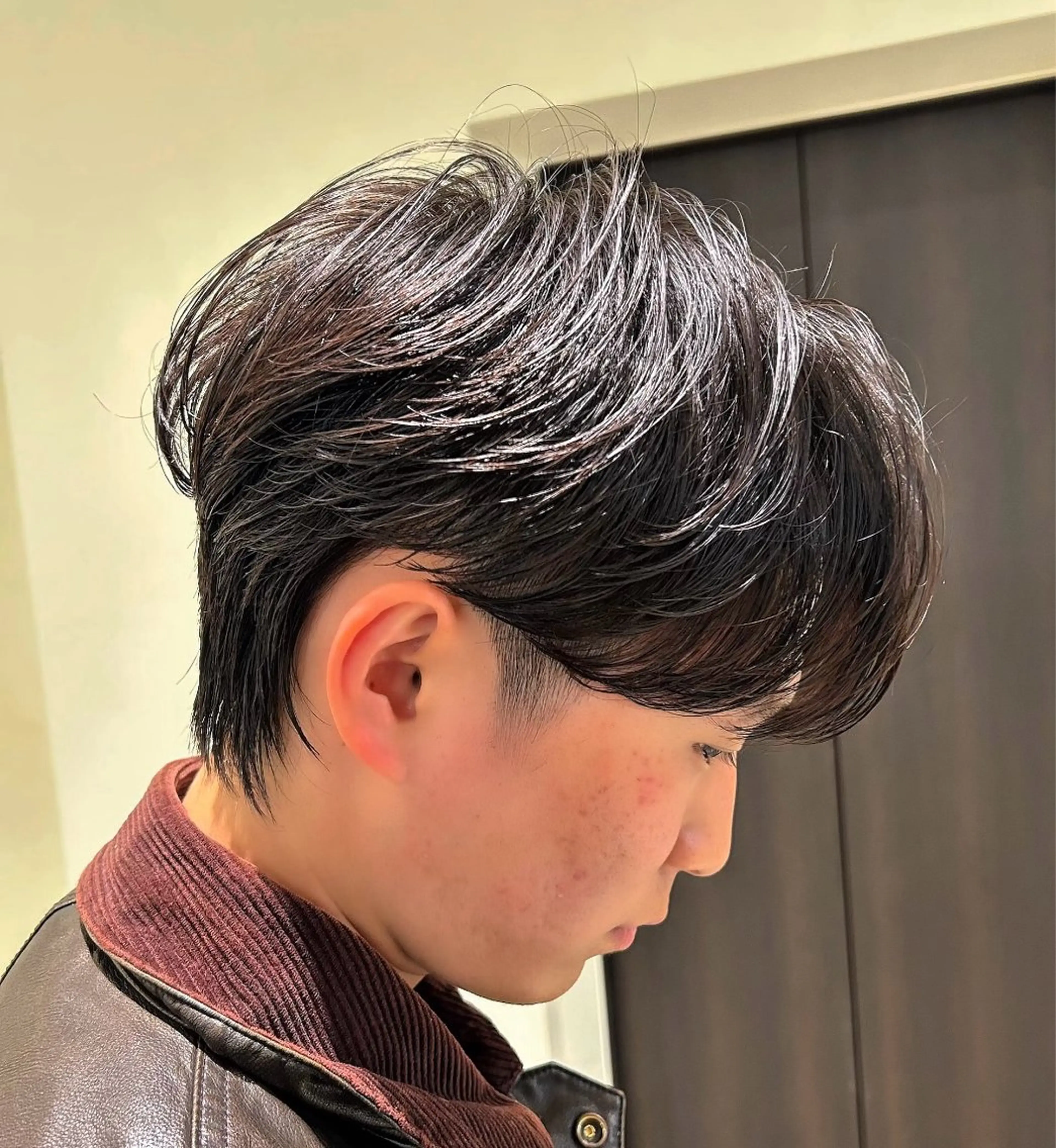 メンズ メンズパーマ カット パーマ ケアブリーチ✖️ 似合わせショート✨のヘアスタイル
