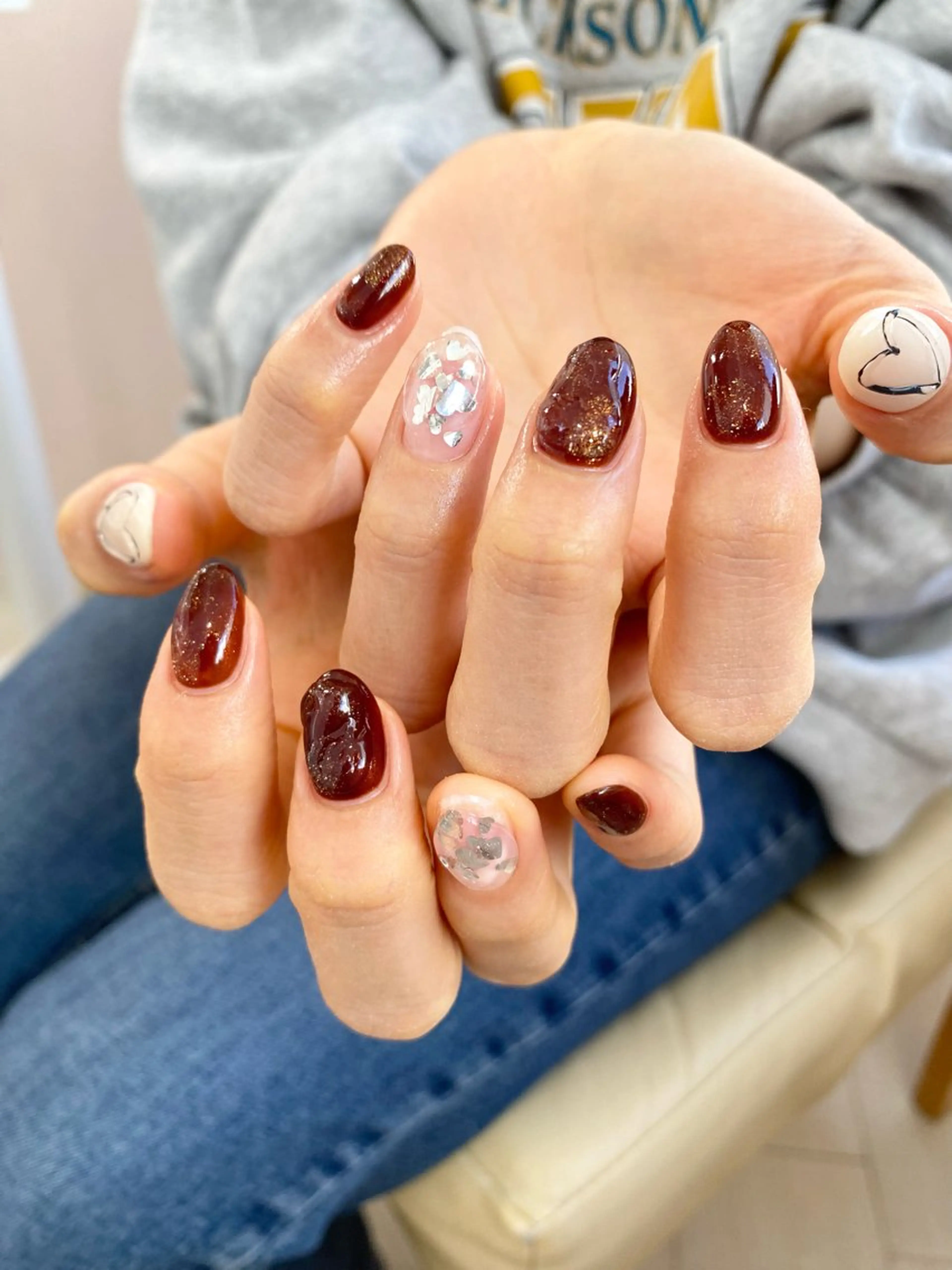ミディアム ハンドネイル nail salon eru.のネイルデザイン