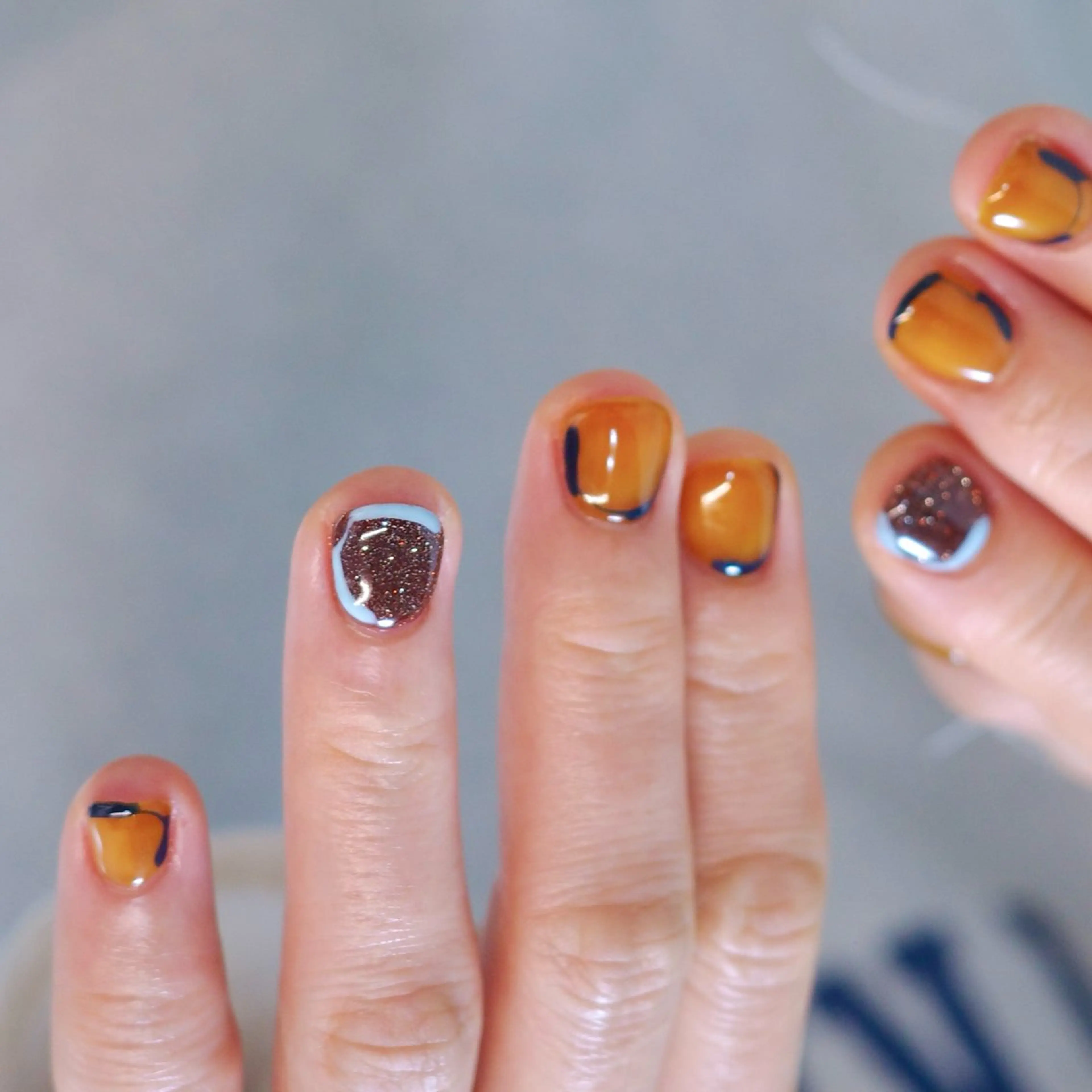 ネイル ハンドネイル pointillé .ayaのネイルデザイン