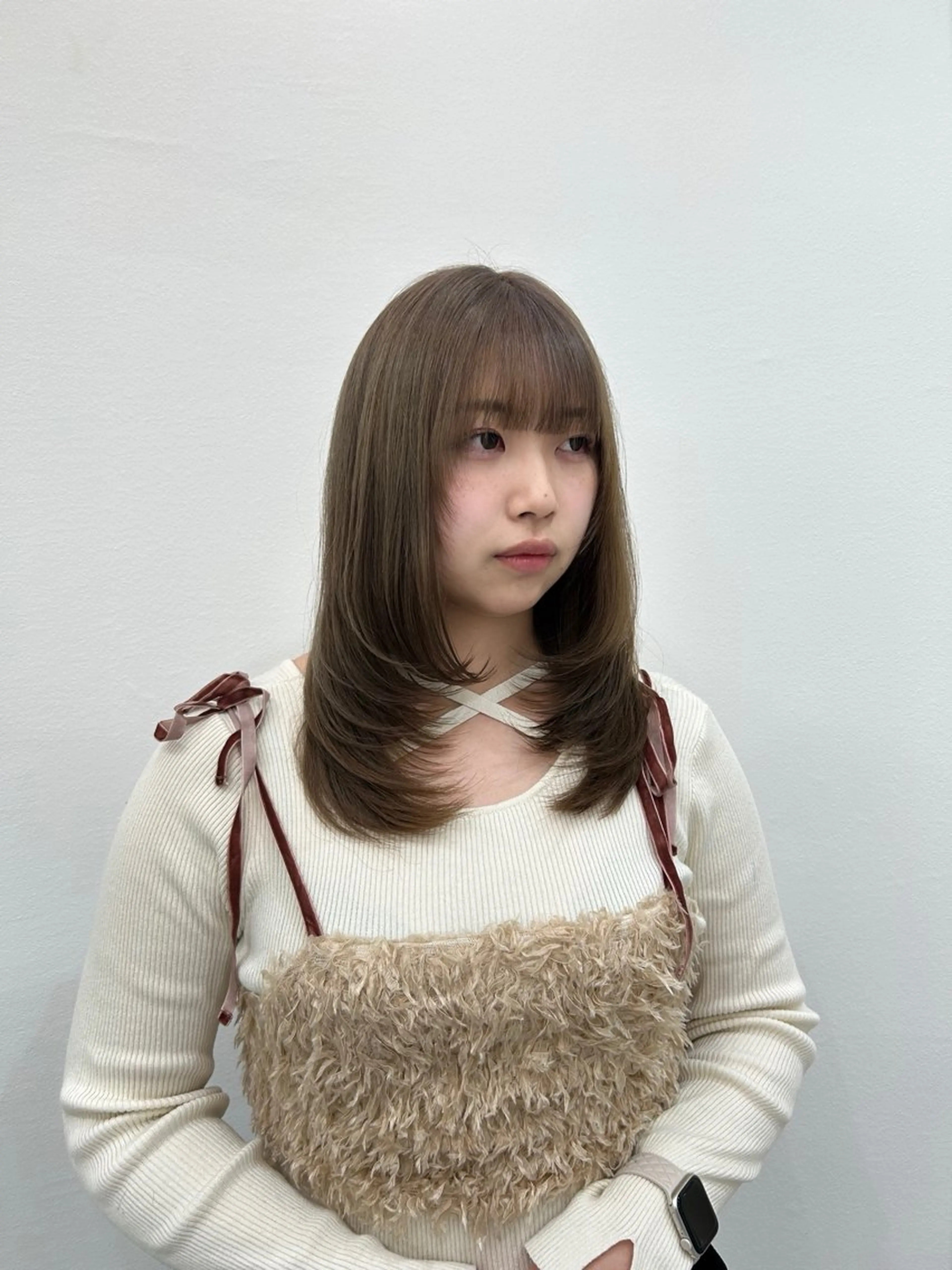 『赤みoff × 透明感』🍀カット＆ブリーチなしダブルカラー¥15000→¥11000🍀の写真