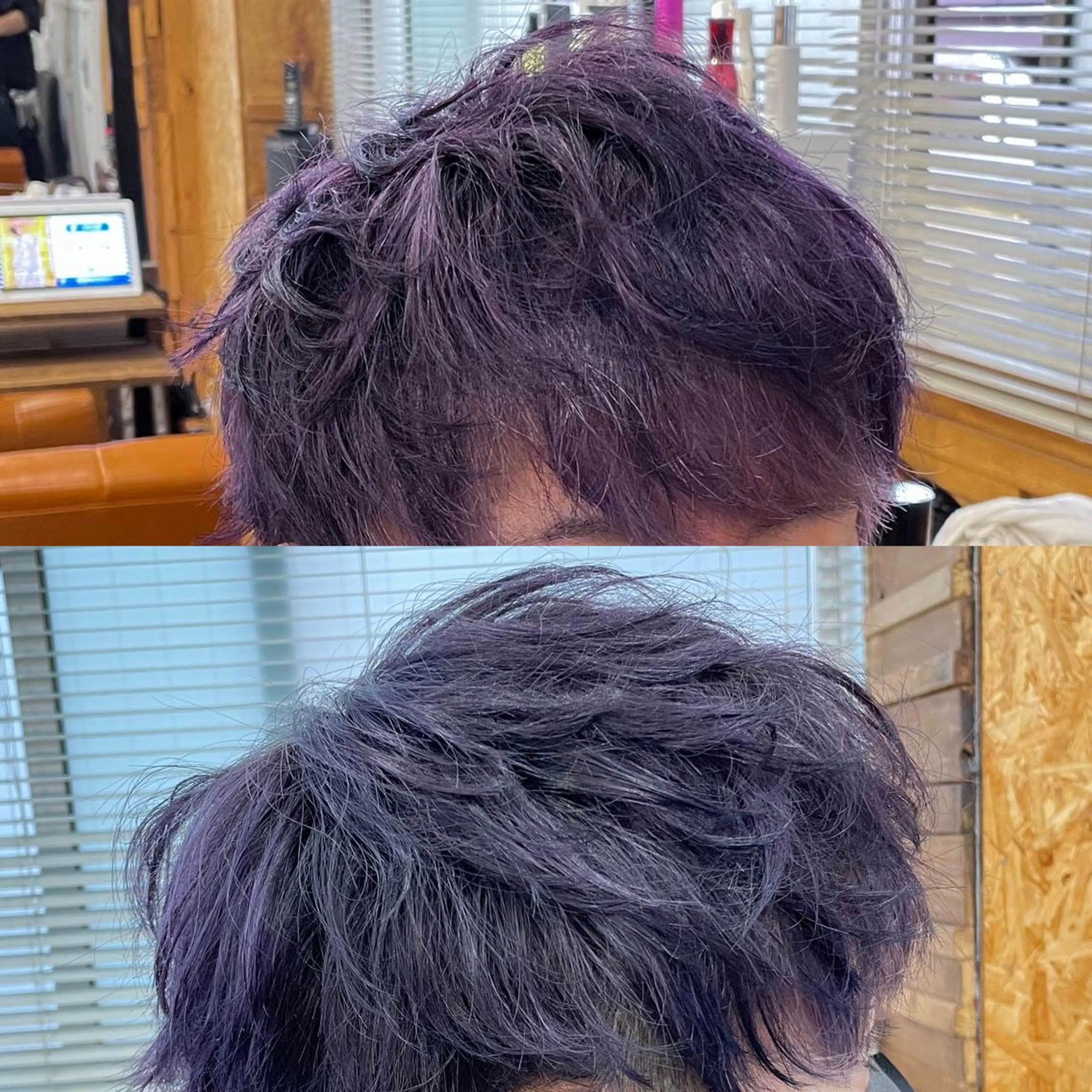 ショート メンズ マッシュ 刈り上げ ミストバング ヘアカラー かんばら りょーいのヘアスタイル