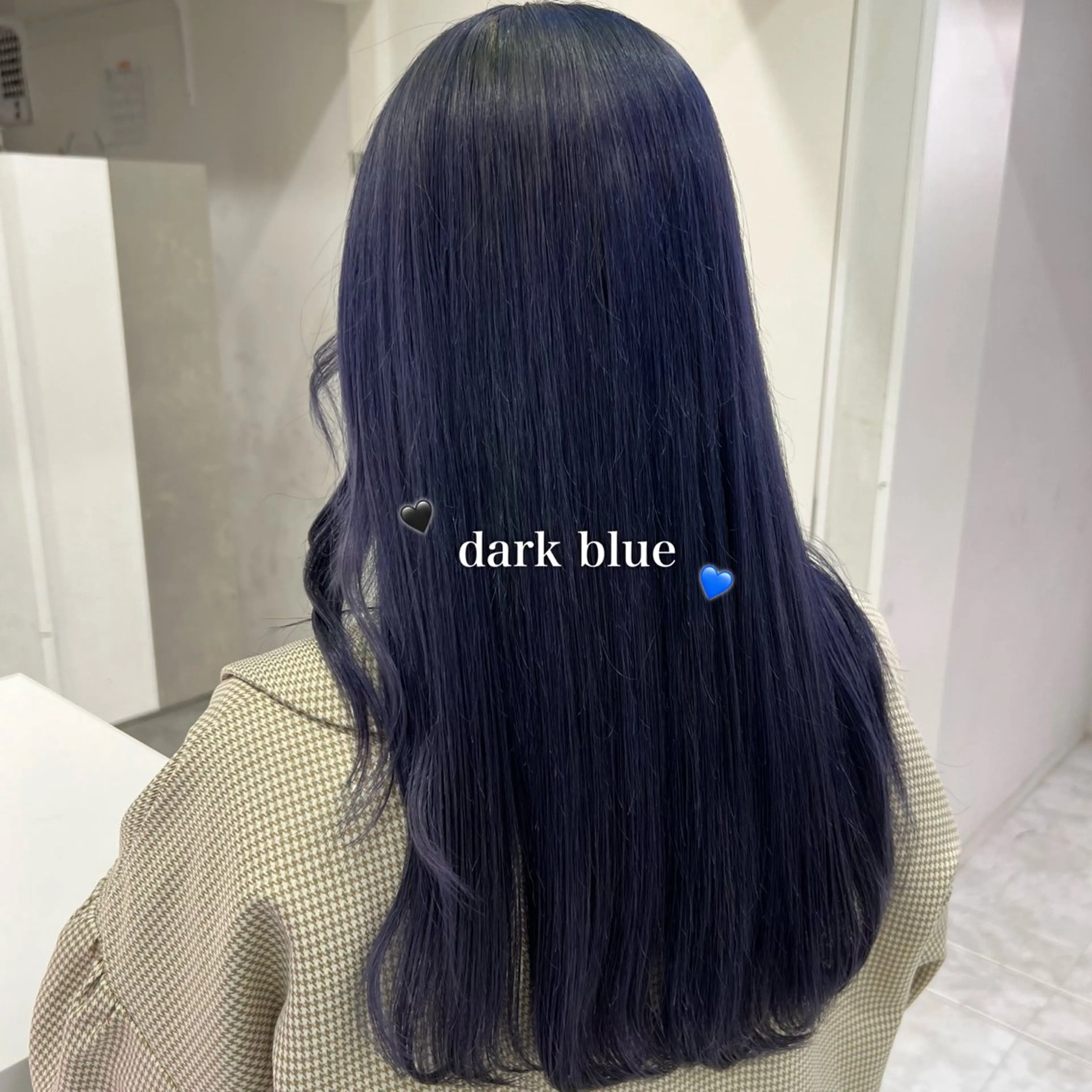ロング カラー 韓国っぽ♡寒色/暗髪 🫧MOEKA🦋のヘアスタイル