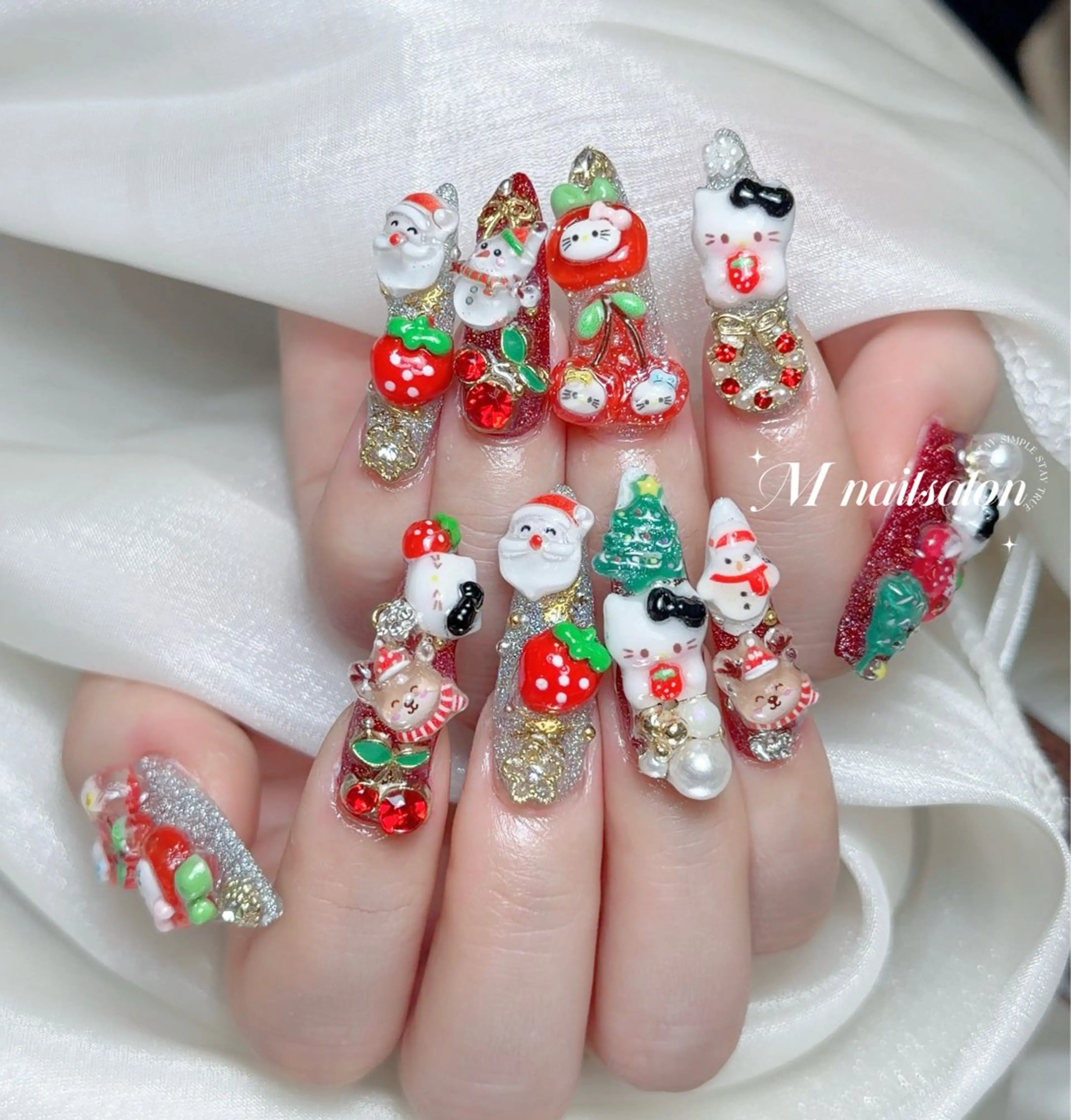 ネイル M🌷nail 長さだし専門店のネイルデザイン