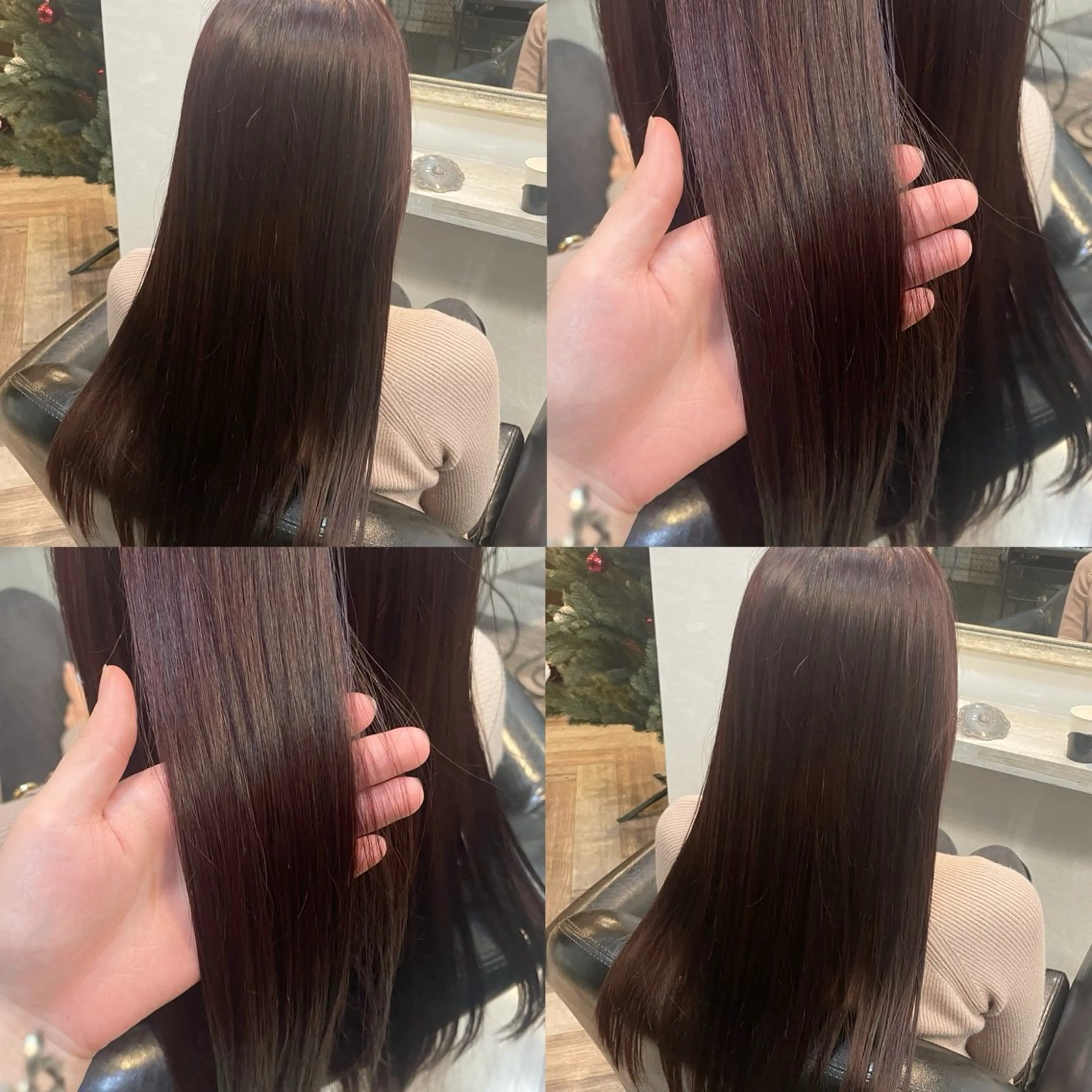 ロング カラー レッドカラー ʚ HONAMI ɞのヘアスタイル