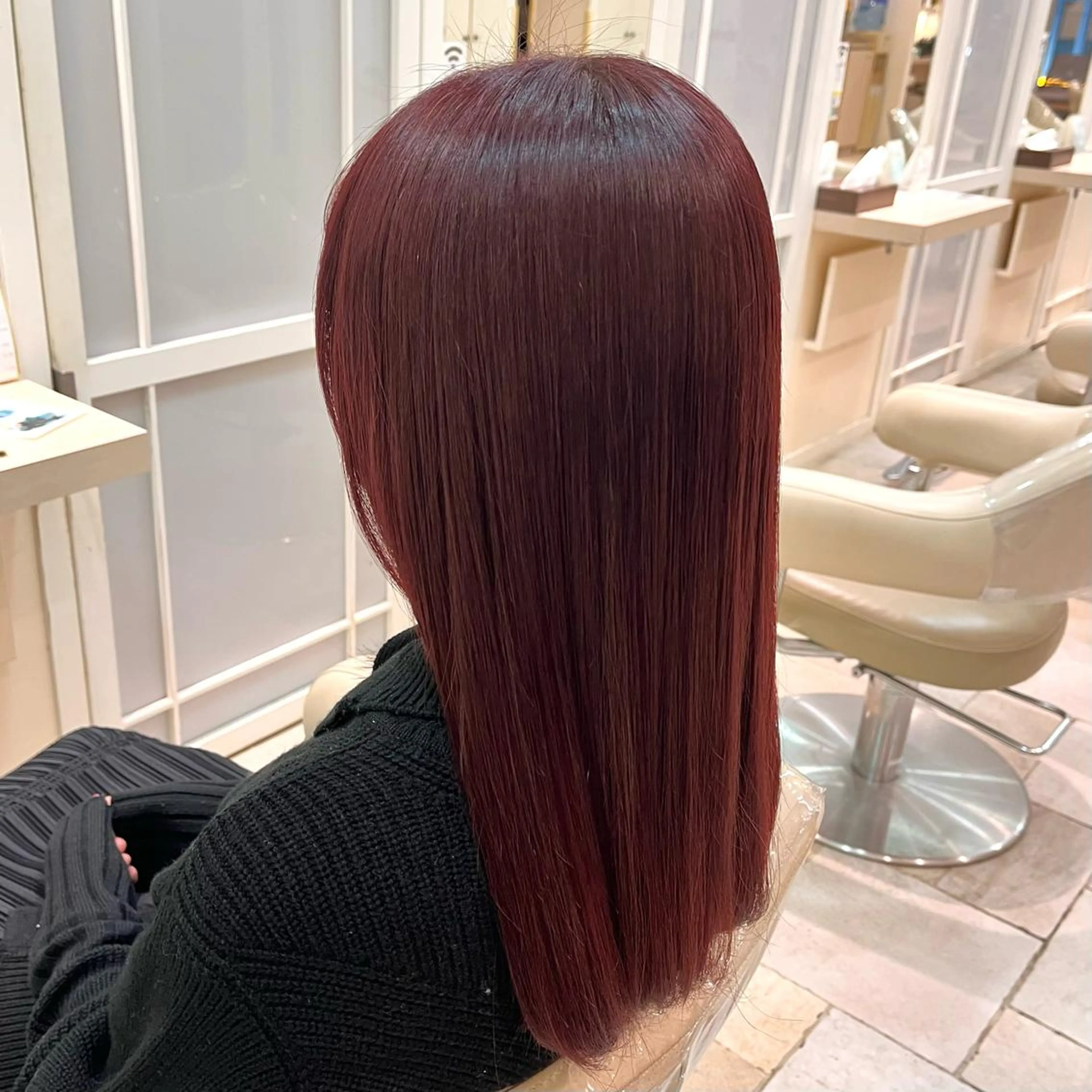 ロング カラー ブリーチ ラベンダーカラー ブリーチなしカラー ピンクカラー ピンクラベンダー ハイトーン/ピンク 🎀山岸 沙弥香のヘアスタイル