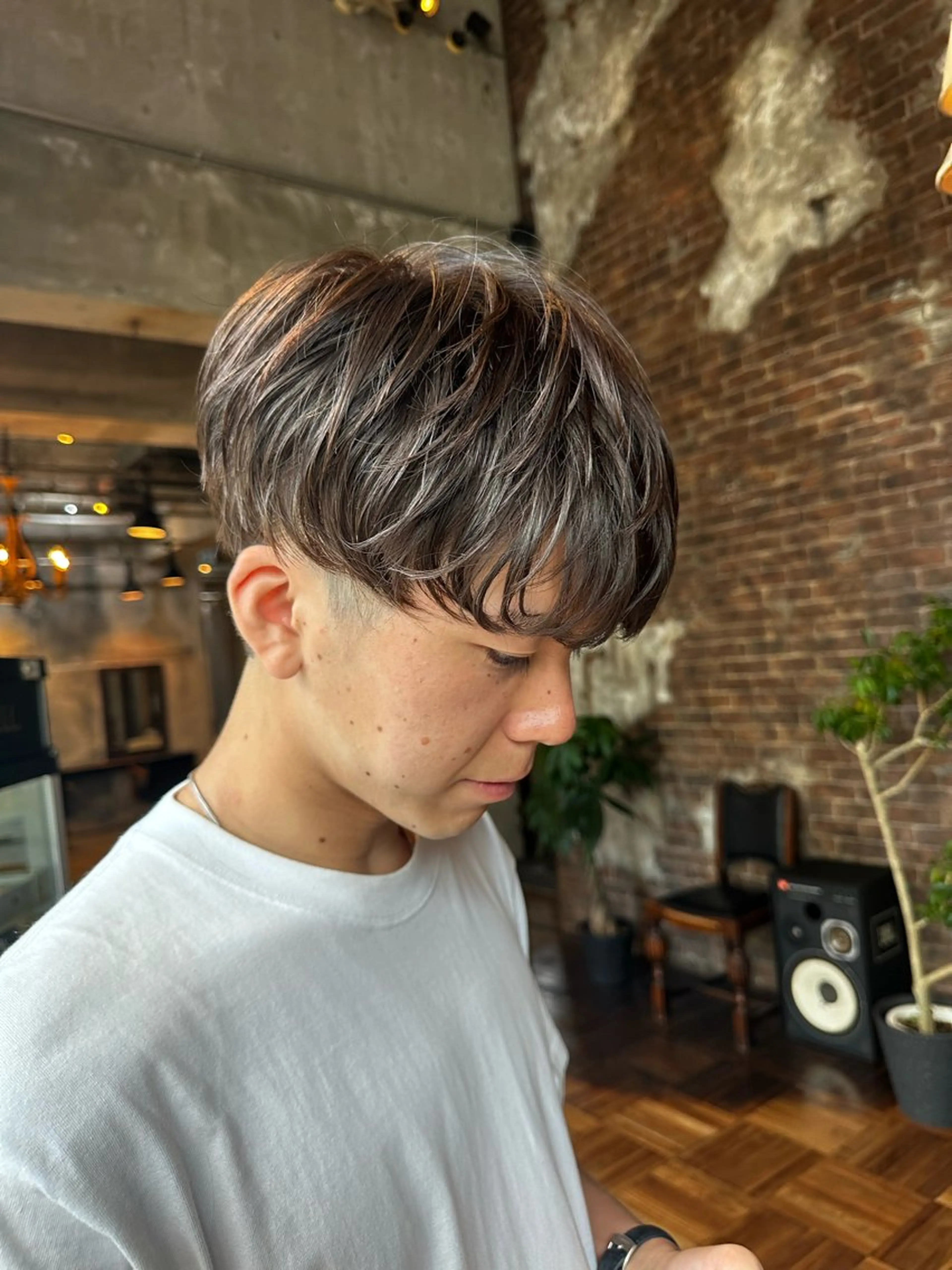 パーマ メンズ 韓国レイヤー✨ yasuko銀座のヘアスタイル