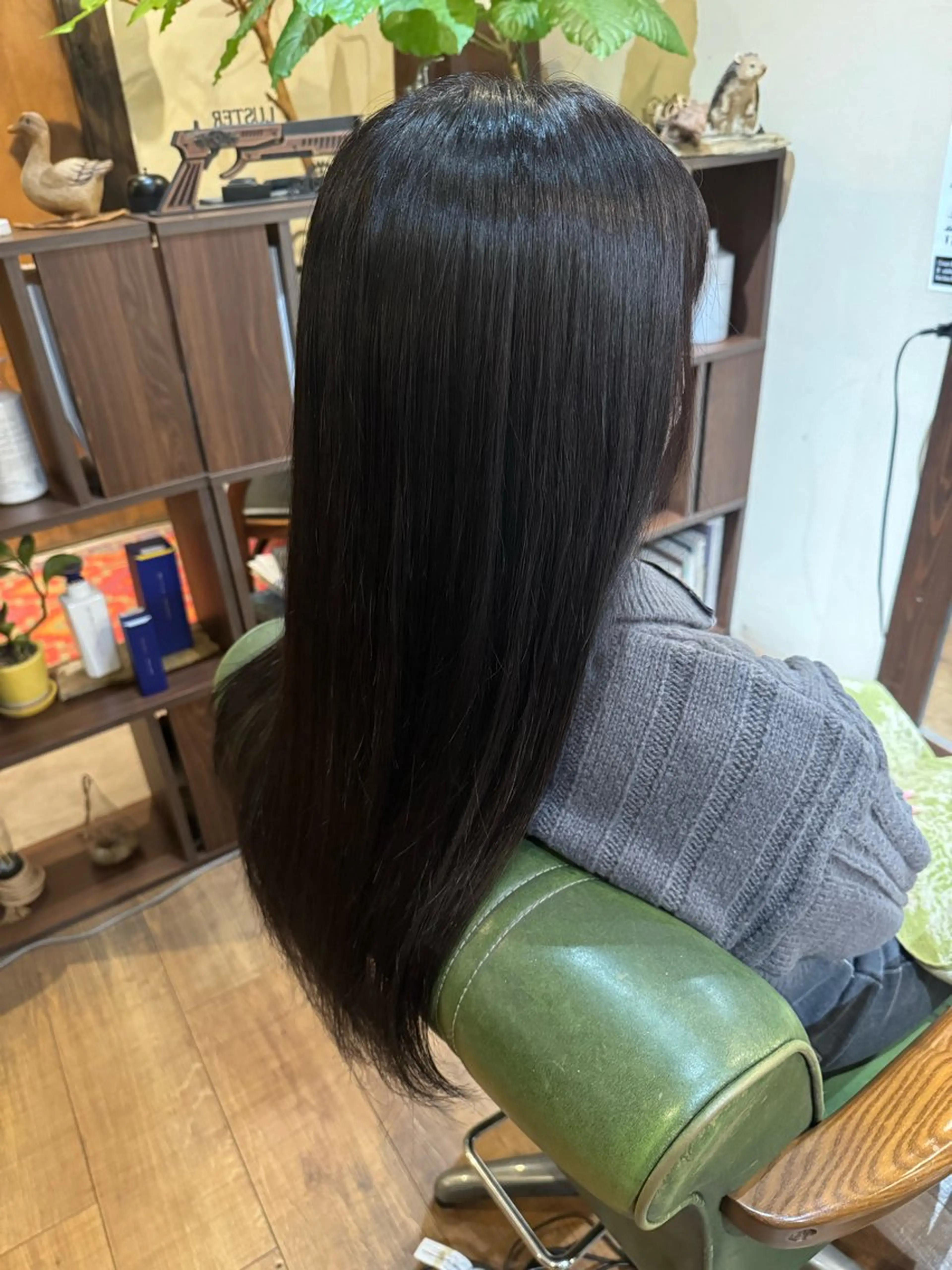 ロング カラー ブラウンカラー ヘアカラー なぎさ/ﾏﾂﾊﾟ ｽﾄﾚｰﾄ/ｶﾗｰのマツエク・マツパデザイン