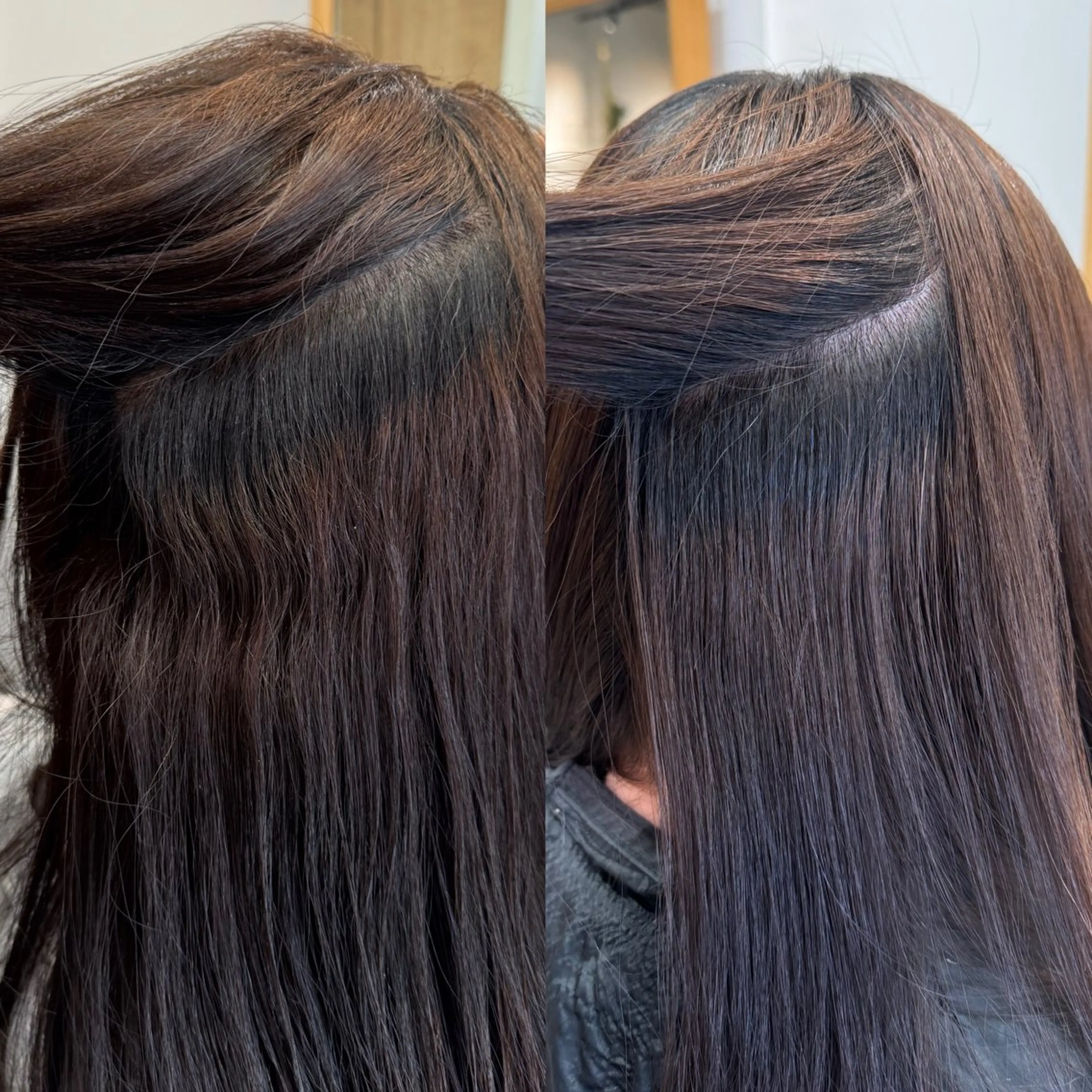 ロング 縮毛矯正 縮毛矯正 艶カラーヘアアレンジ 縮毛矯正🍓ひふみのヘアスタイル