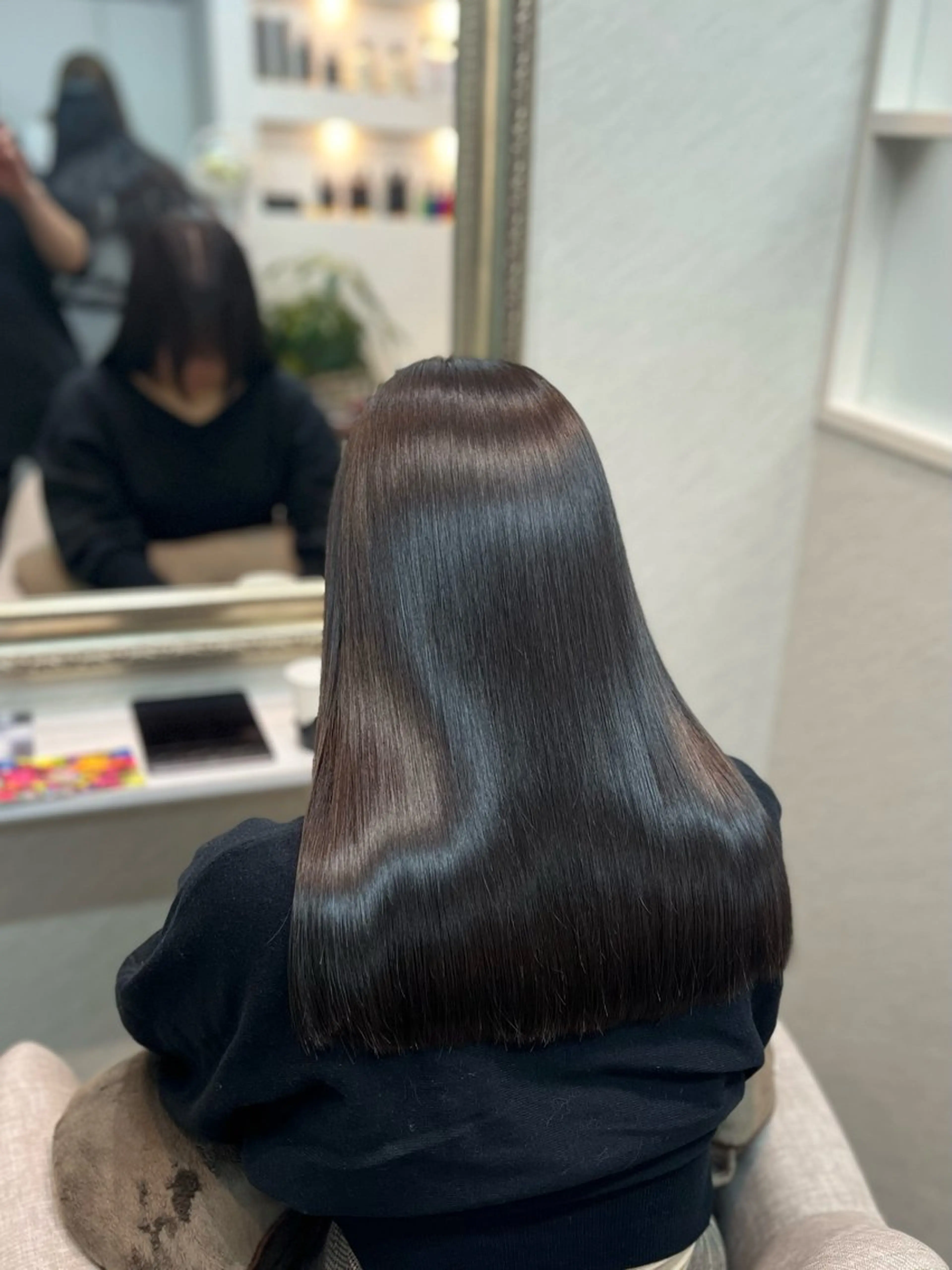 ロング ヘアカラー トリートメント Haru 新宿【ハル】所属・⚜髪質改善東京 エリア1🏅マコト⚜のヘアスタイル
