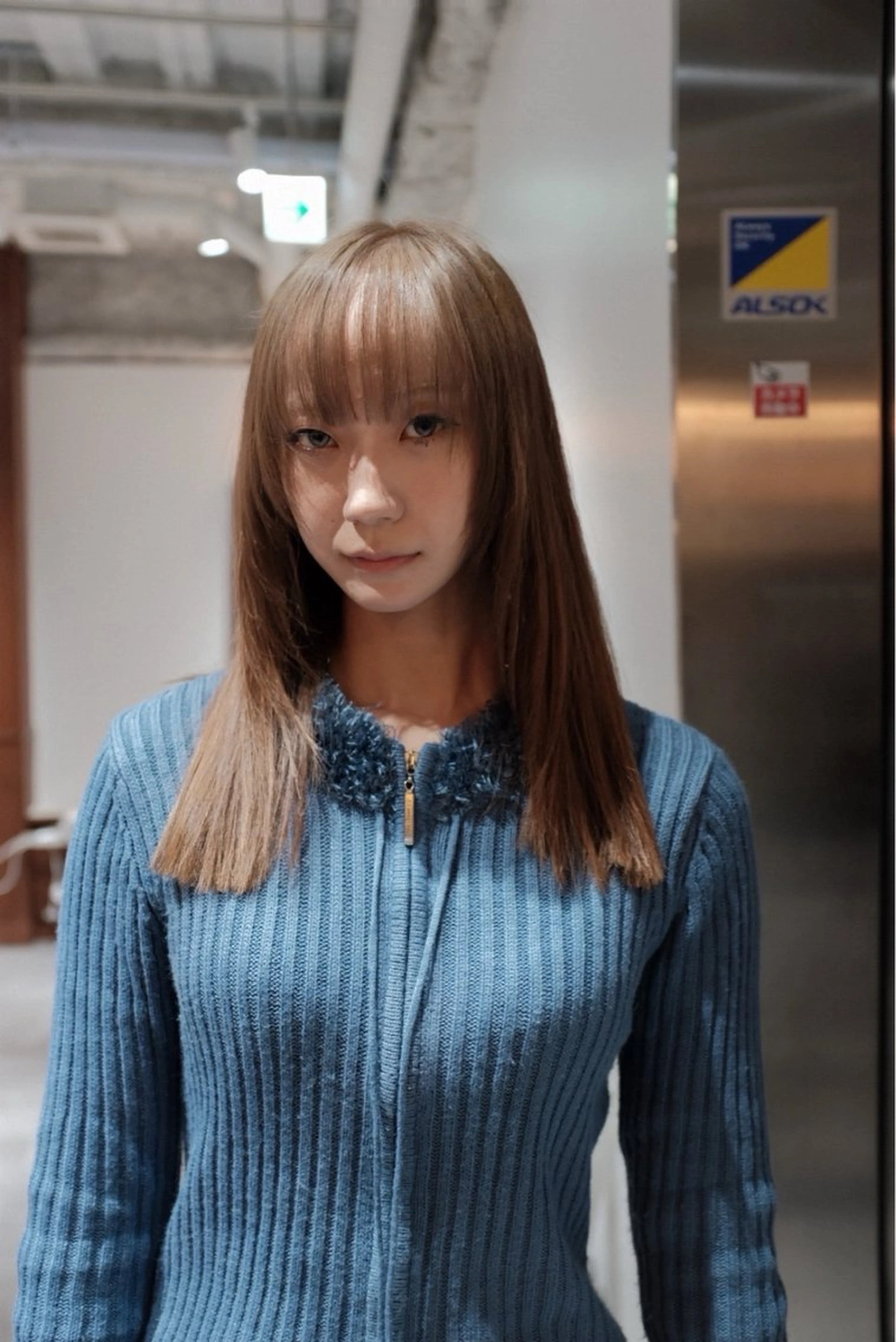 ミディアム カラー ヘアアレンジ ベージュカラー ブリーチ ヘーゼル カット ヘアカラー トリートメント opus 店長 大和　健生のヘアスタイル
