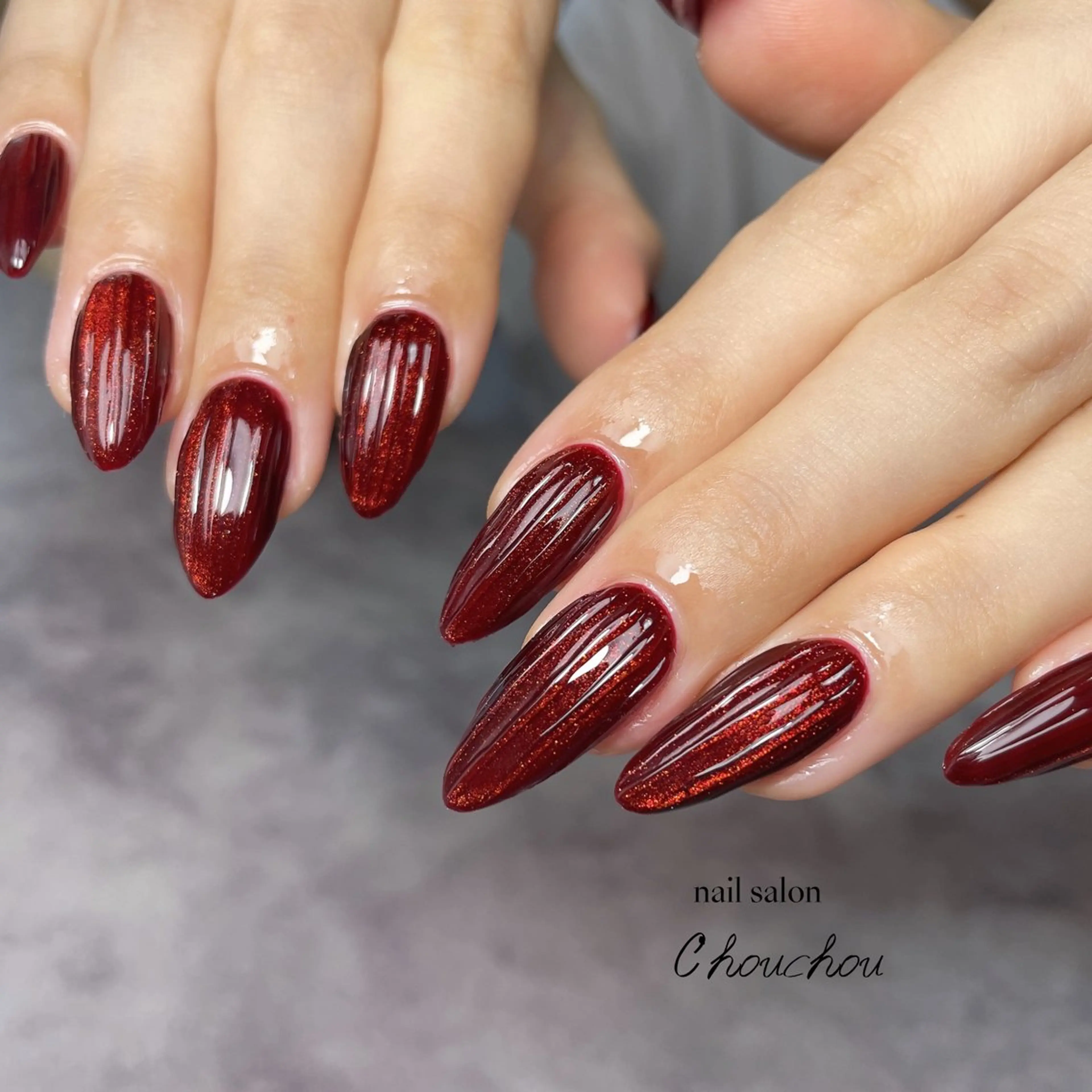 ネイル マグネットネイル ハンドネイル C'hou chouのネイルデザイン