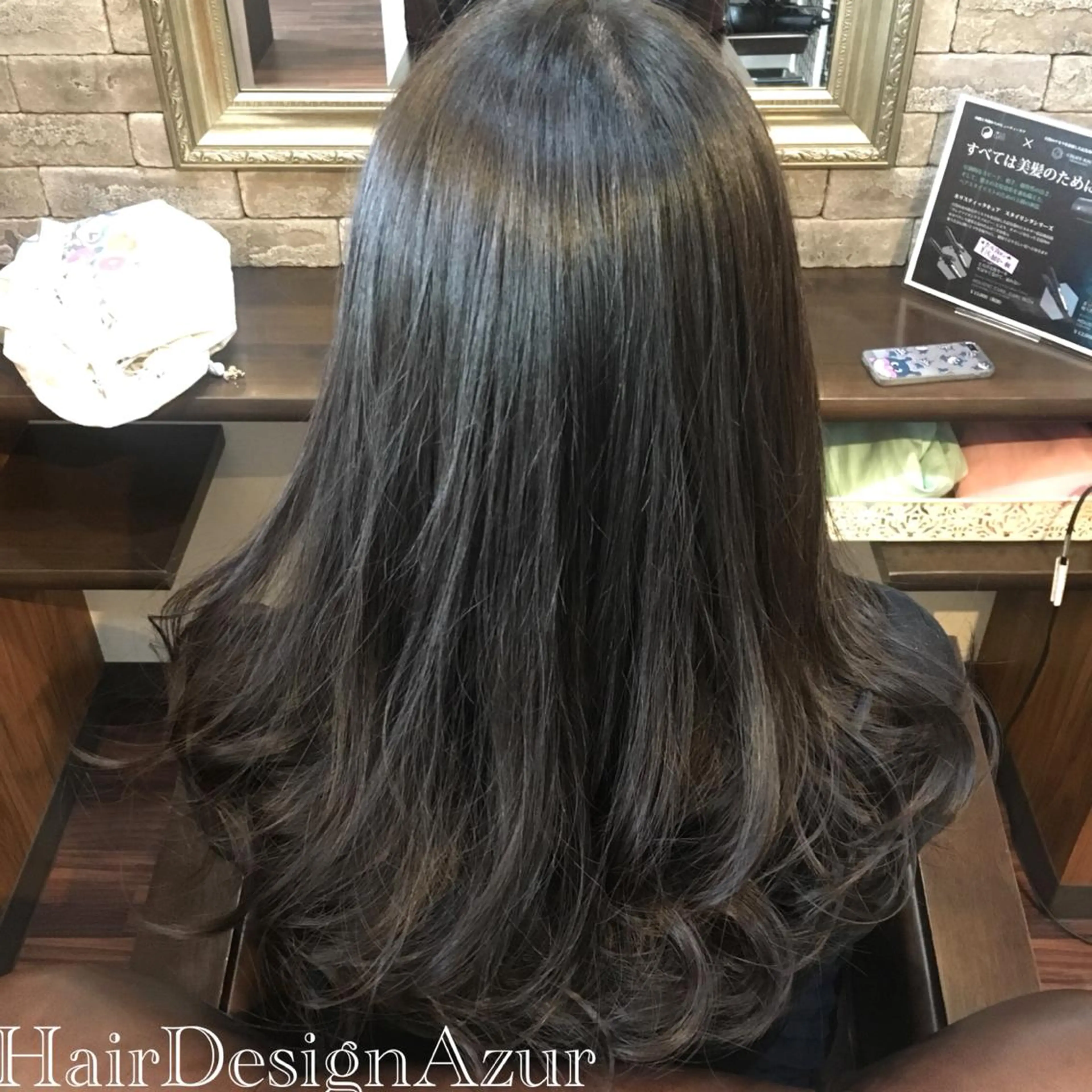 ロング カラー HairDesign Azurのヘアスタイル