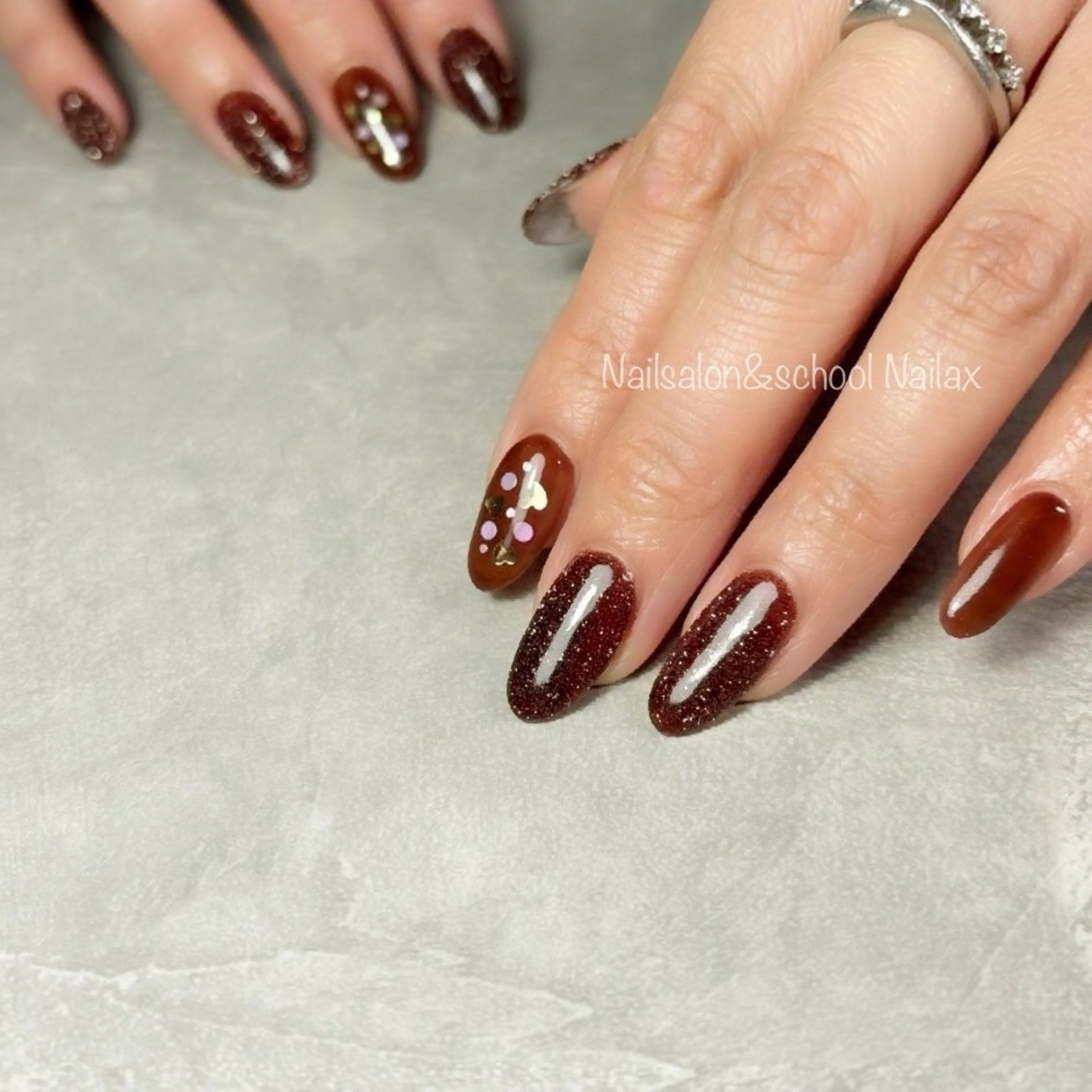 ネイル フラッシュネイル ハンドネイル nailax YUMIのネイルデザイン