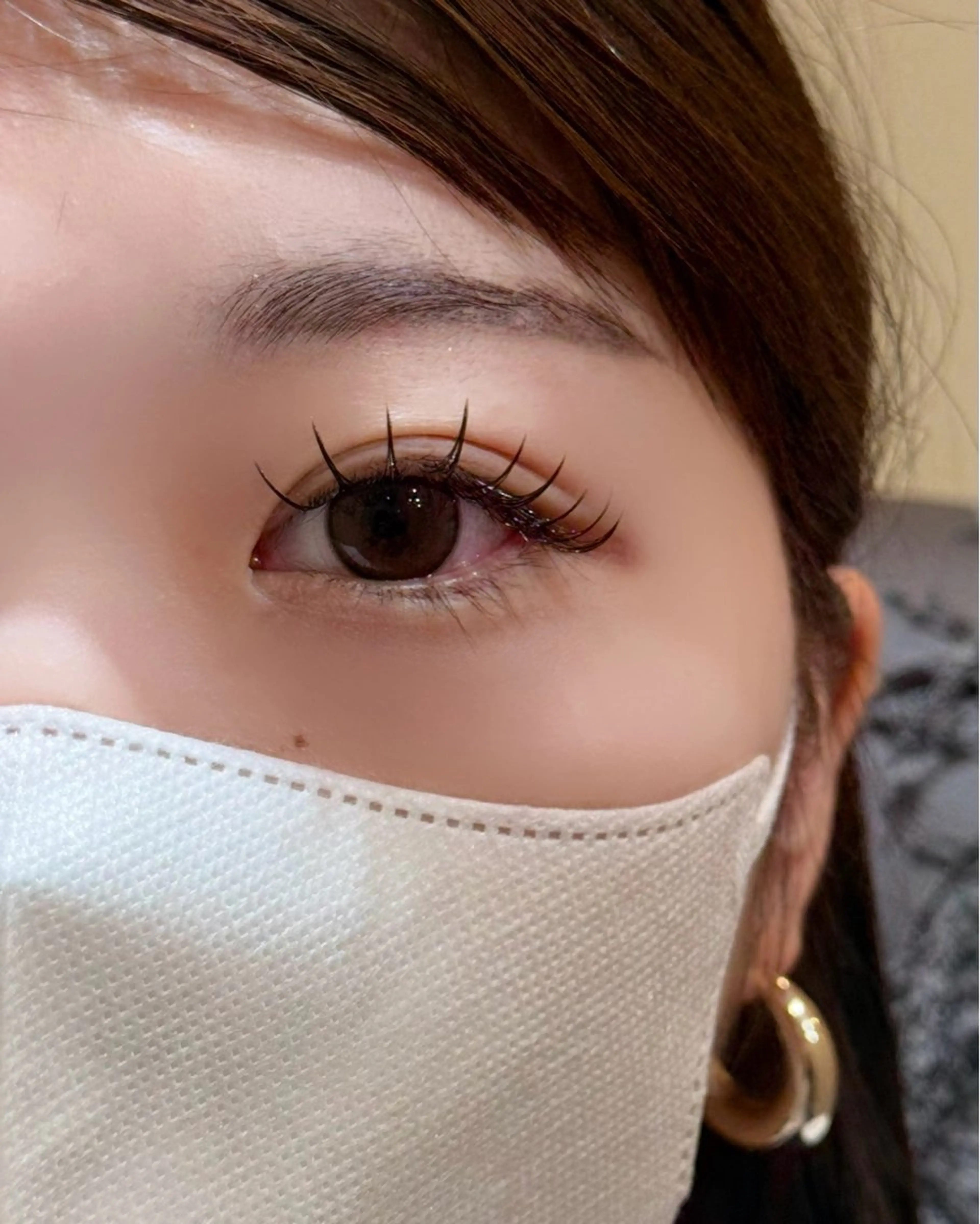 【 モデル募集/オフ込 】フラットラッシュ80本保証 ￥0 ※付け足し可※の写真