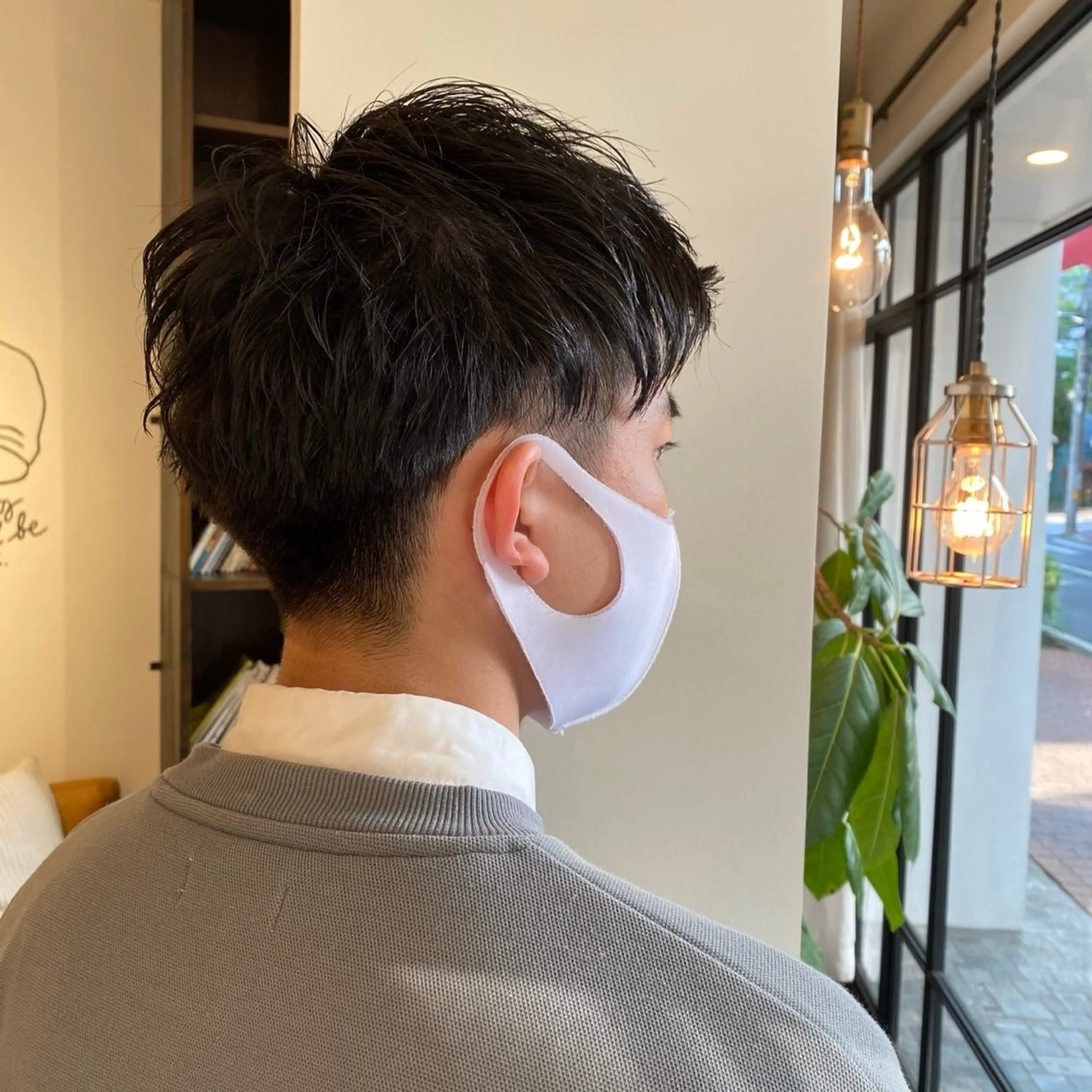ショート メンズ デザインカット 加藤園のヘアスタイル