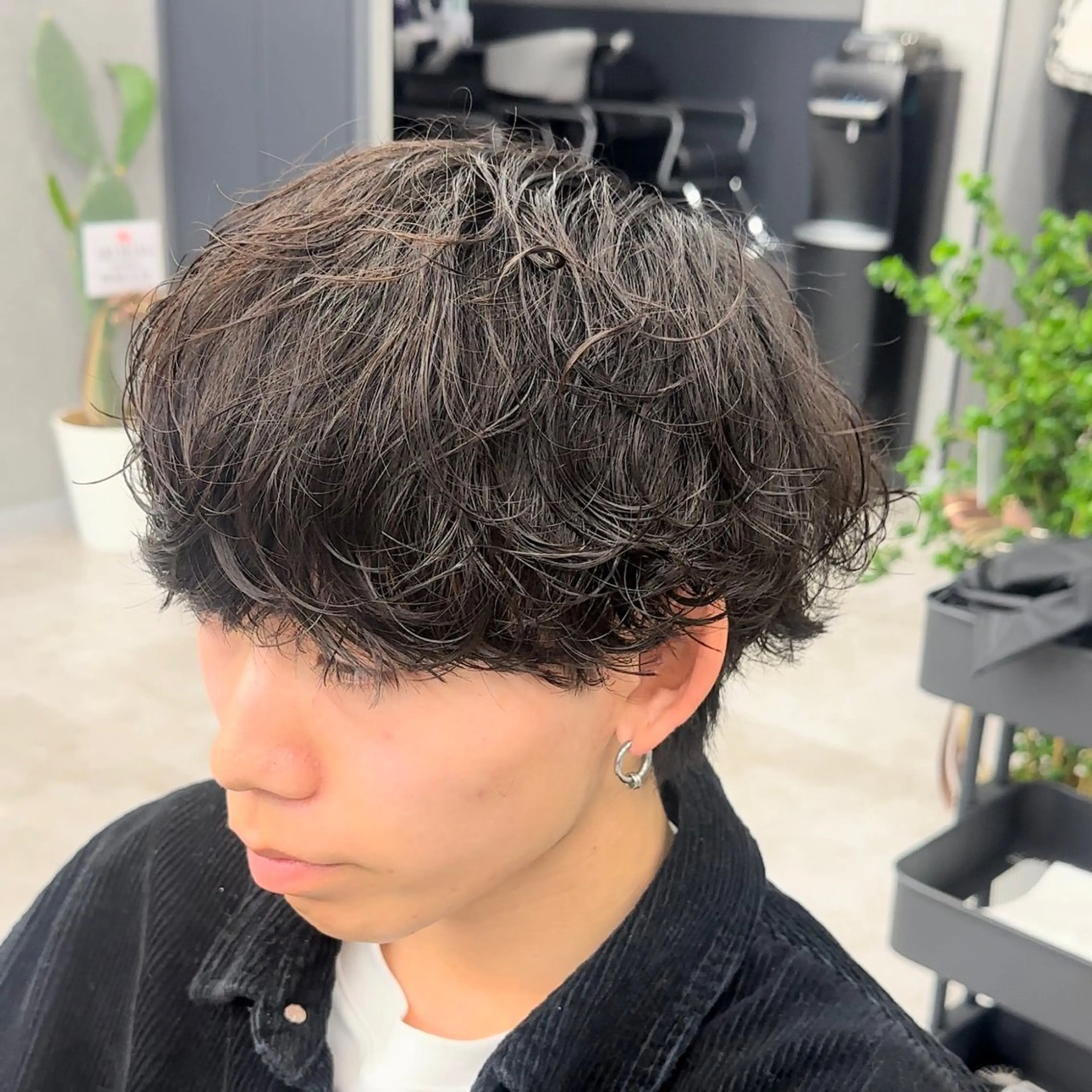 メンズ カット パーマ 🎖️似合わせメンズ パーマ🎖️カネキのヘアスタイル