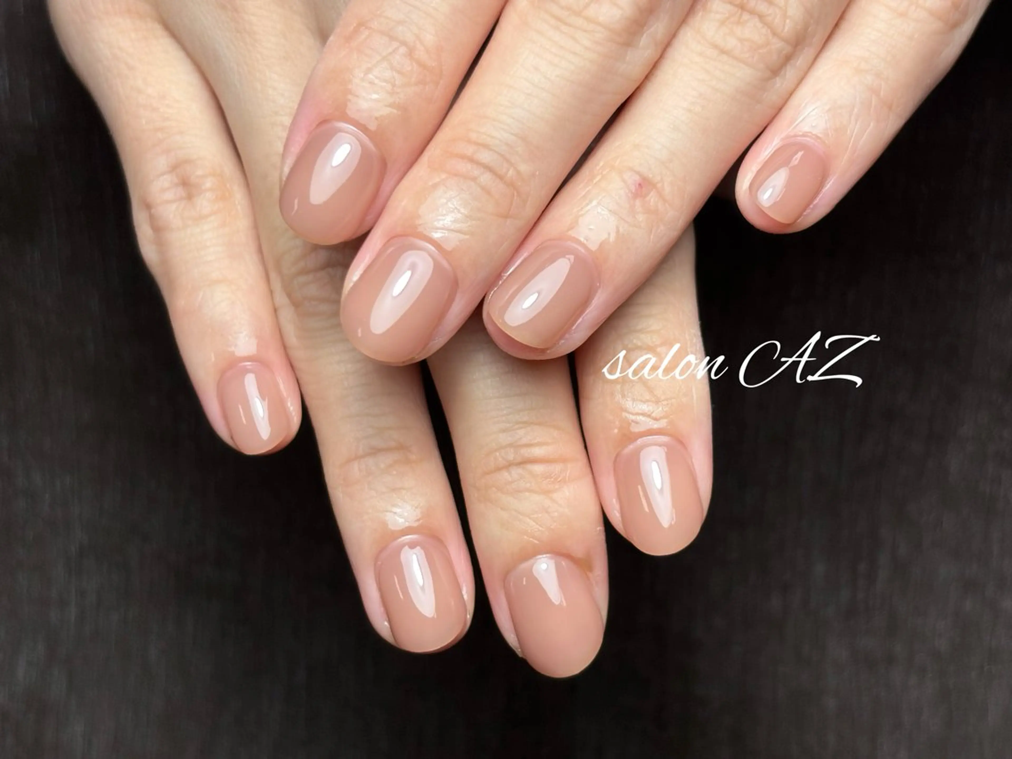 ネイル アートネイル 長さ出し フットネイル フレンチネイル ジェルネイル ハンドネイル salon AZのネイルデザイン