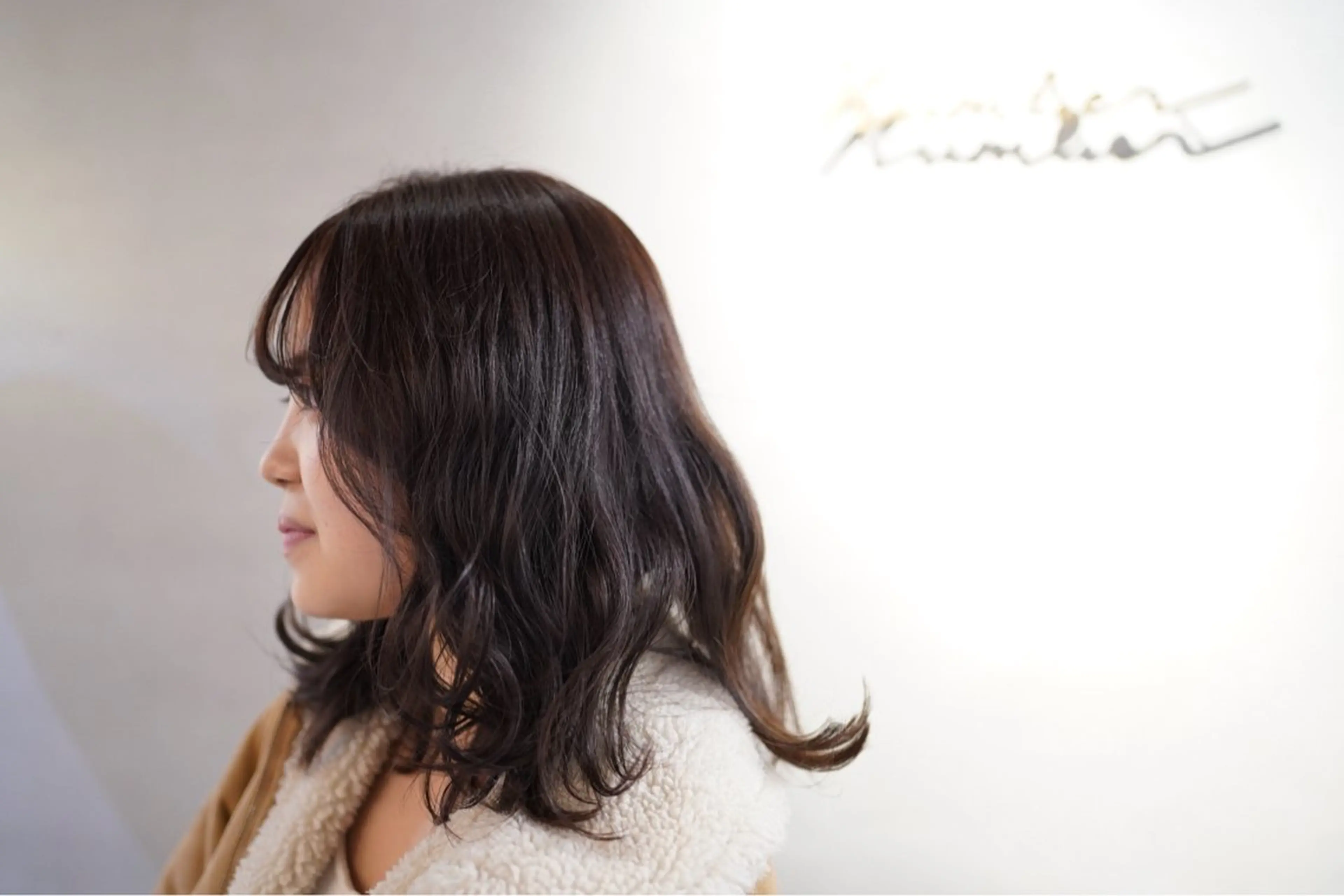 セミロング ヘアカラー 大橋 瑞紀のヘアスタイル