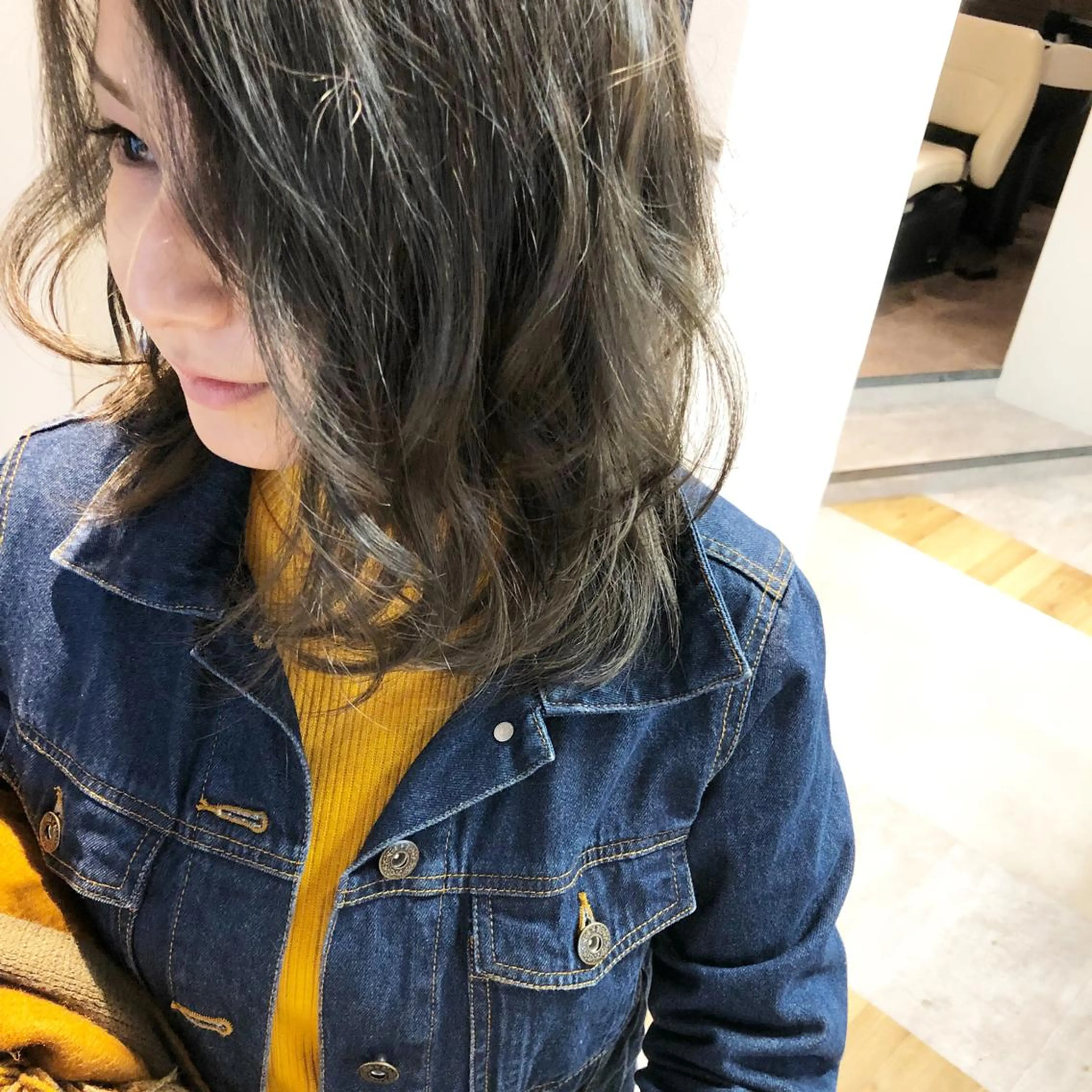 ショート カラー パーマ アディクシーカラー アッシュ ブリーチ 透明感カラー イルミナカラー 🧡Watanabe Rio🧡のヘアスタイル