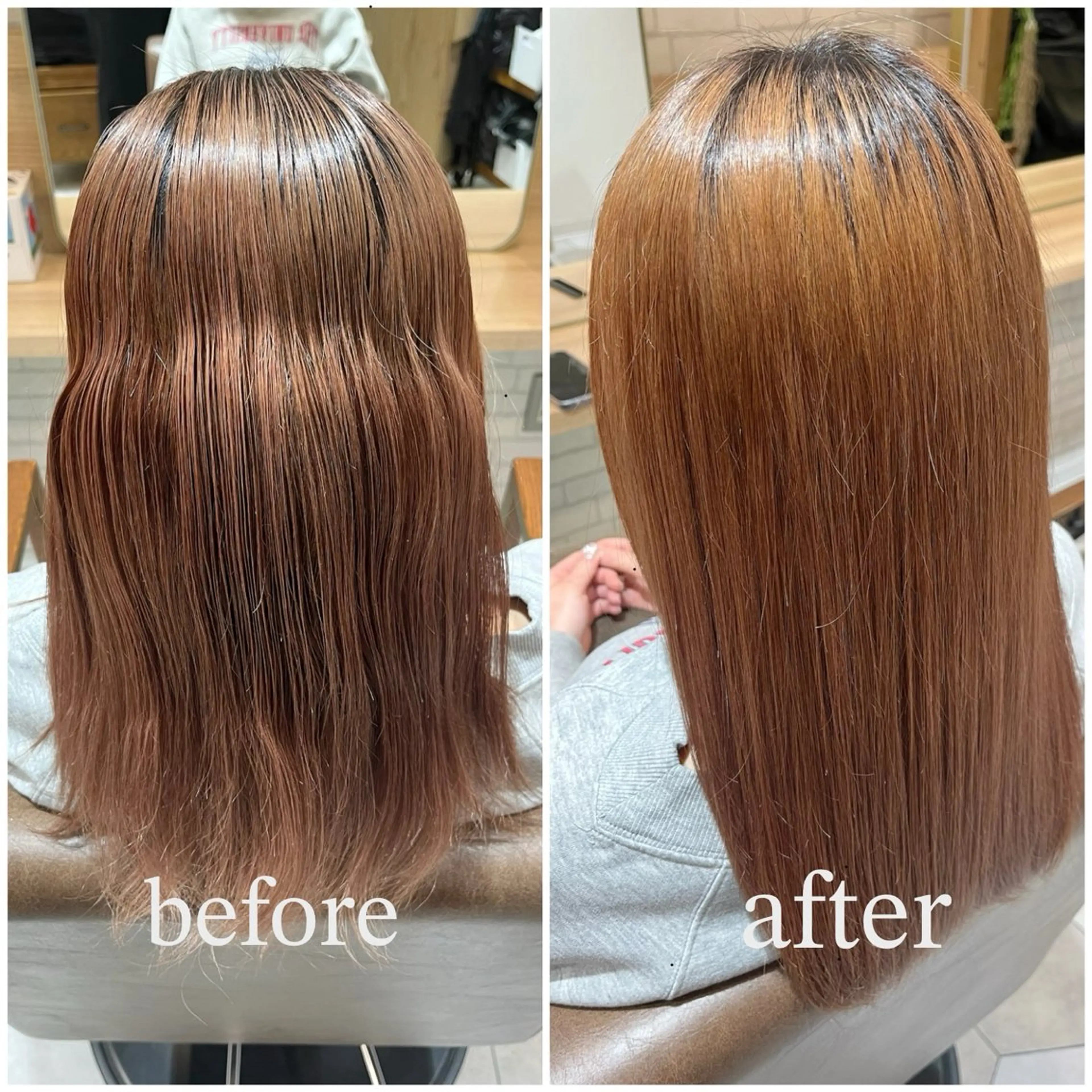 ミディアム 関口 光莉のヘアスタイル