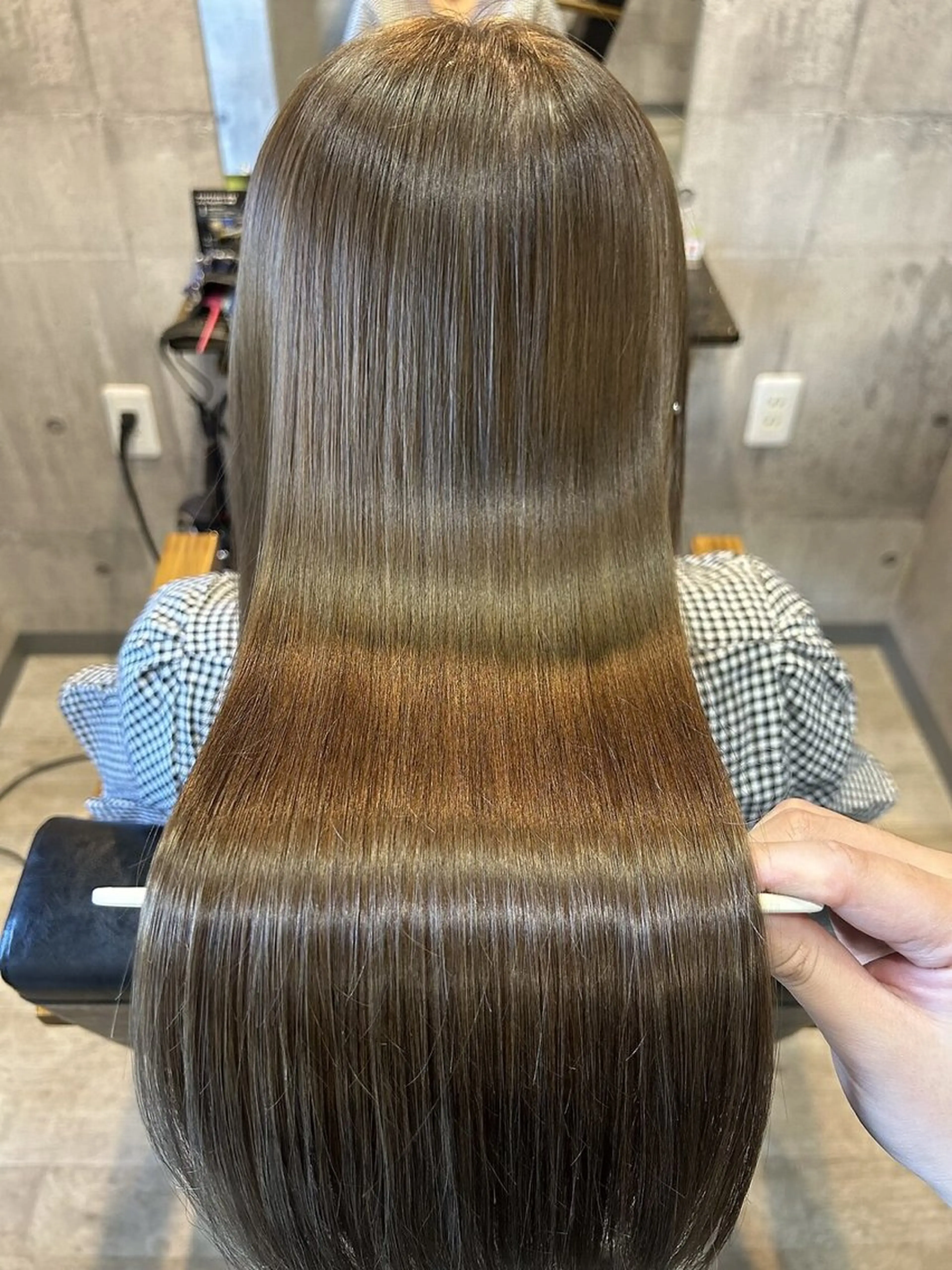 ロング カラー 髪質改善 縮毛矯正 トリートメント ⚜️髪質改善/ Natsuki⚜️のヘアスタイル