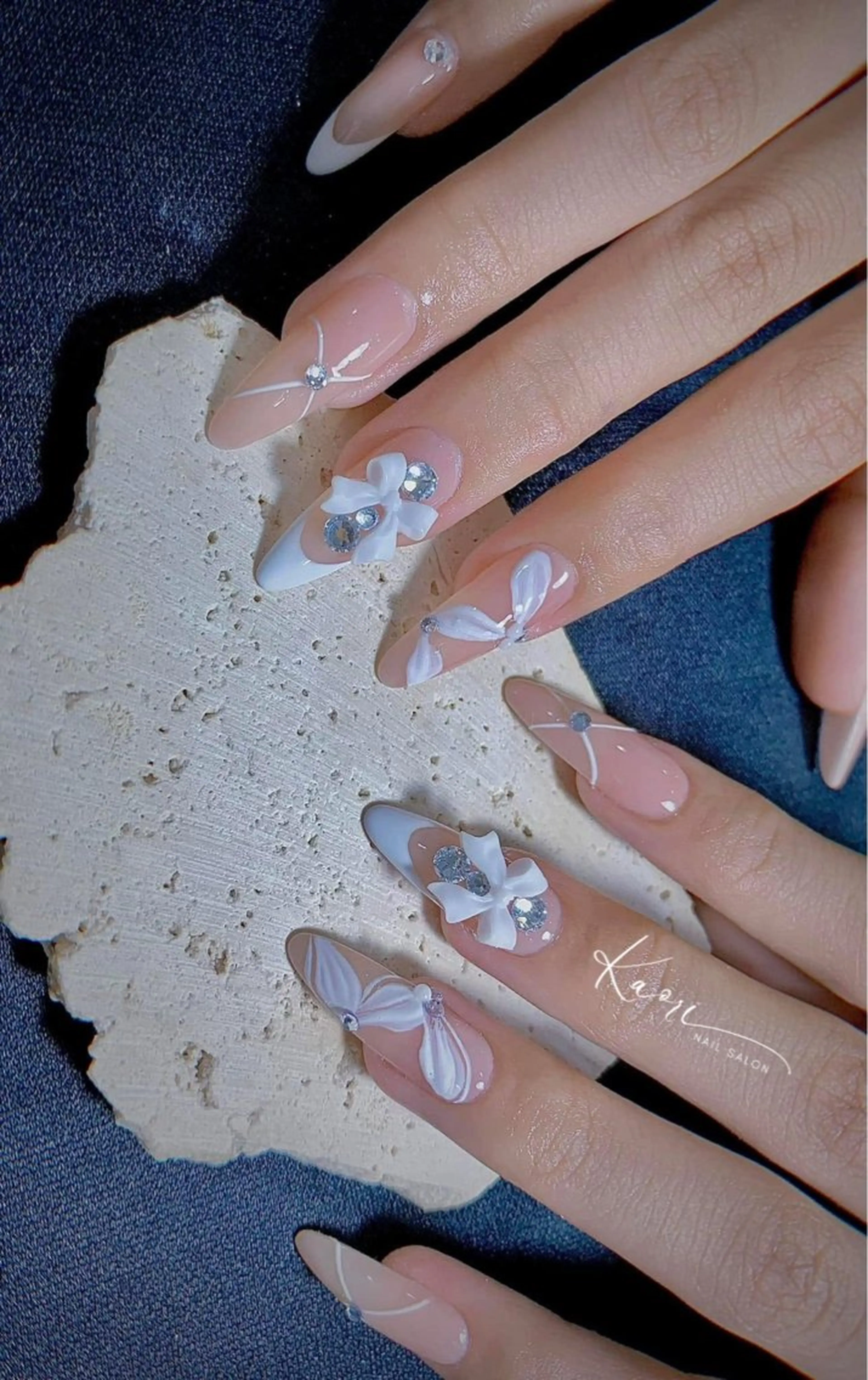 ネイル ワンホンネイル ハンドネイル かおり 奏のネイルデザイン