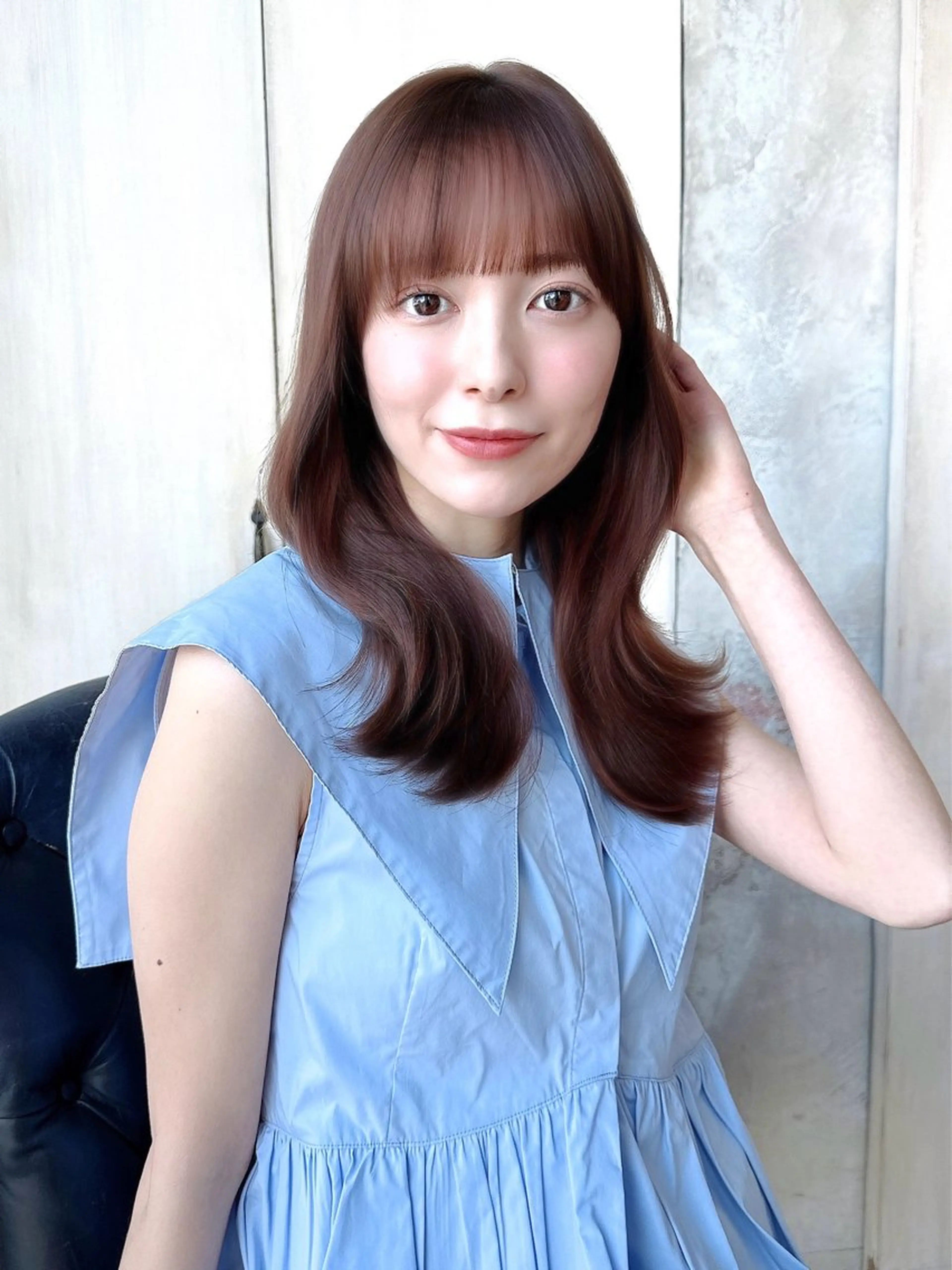 ロング カラー アディクシーカラー トリートメント カット ヘアカラー トリートメント ヘッドスパ レイヤー/艶カラー 韓国/石戸谷海斗のヘアスタイル