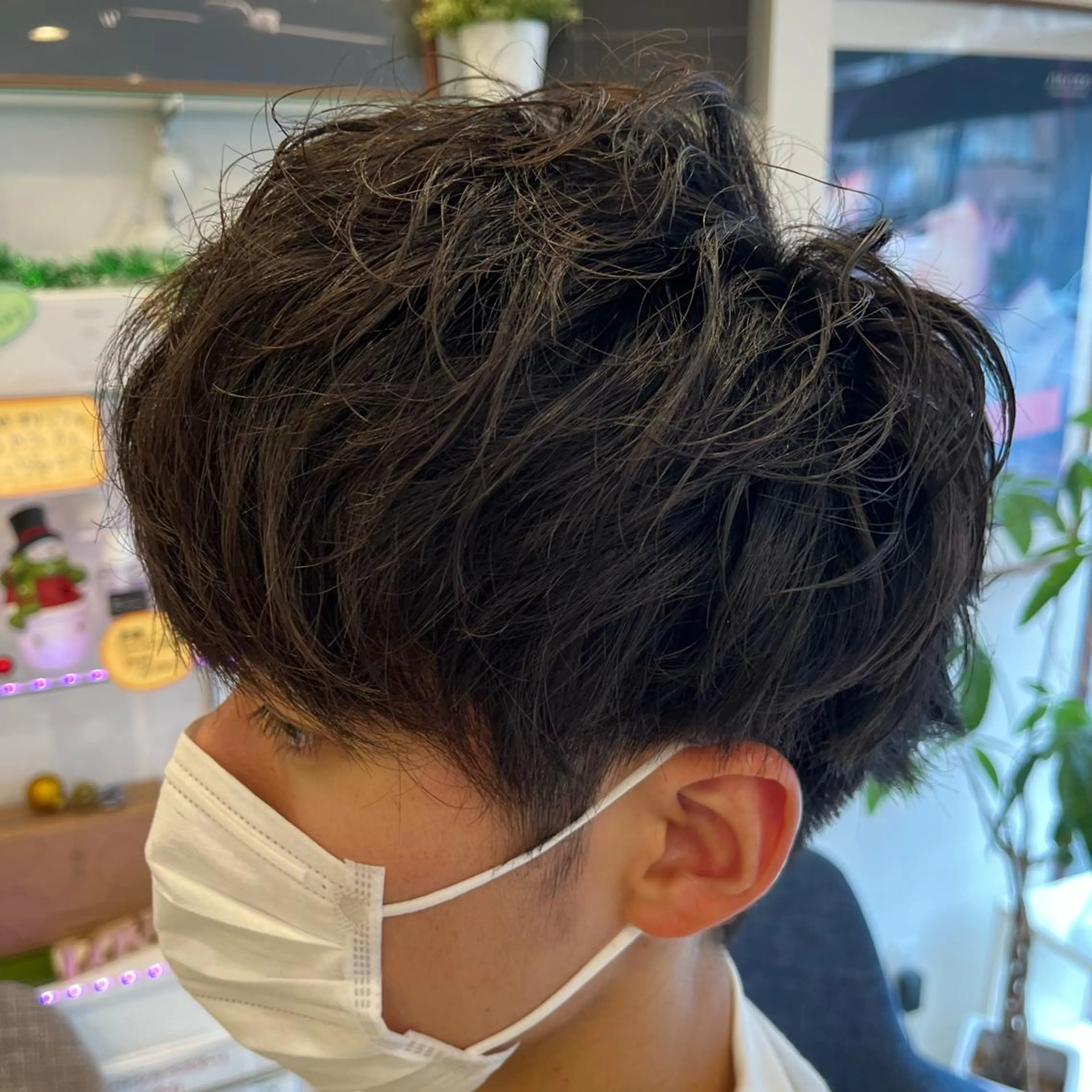 パーマ メンズ メンズパーマ 美粧ほそや所属・斉藤 凜のヘアスタイル