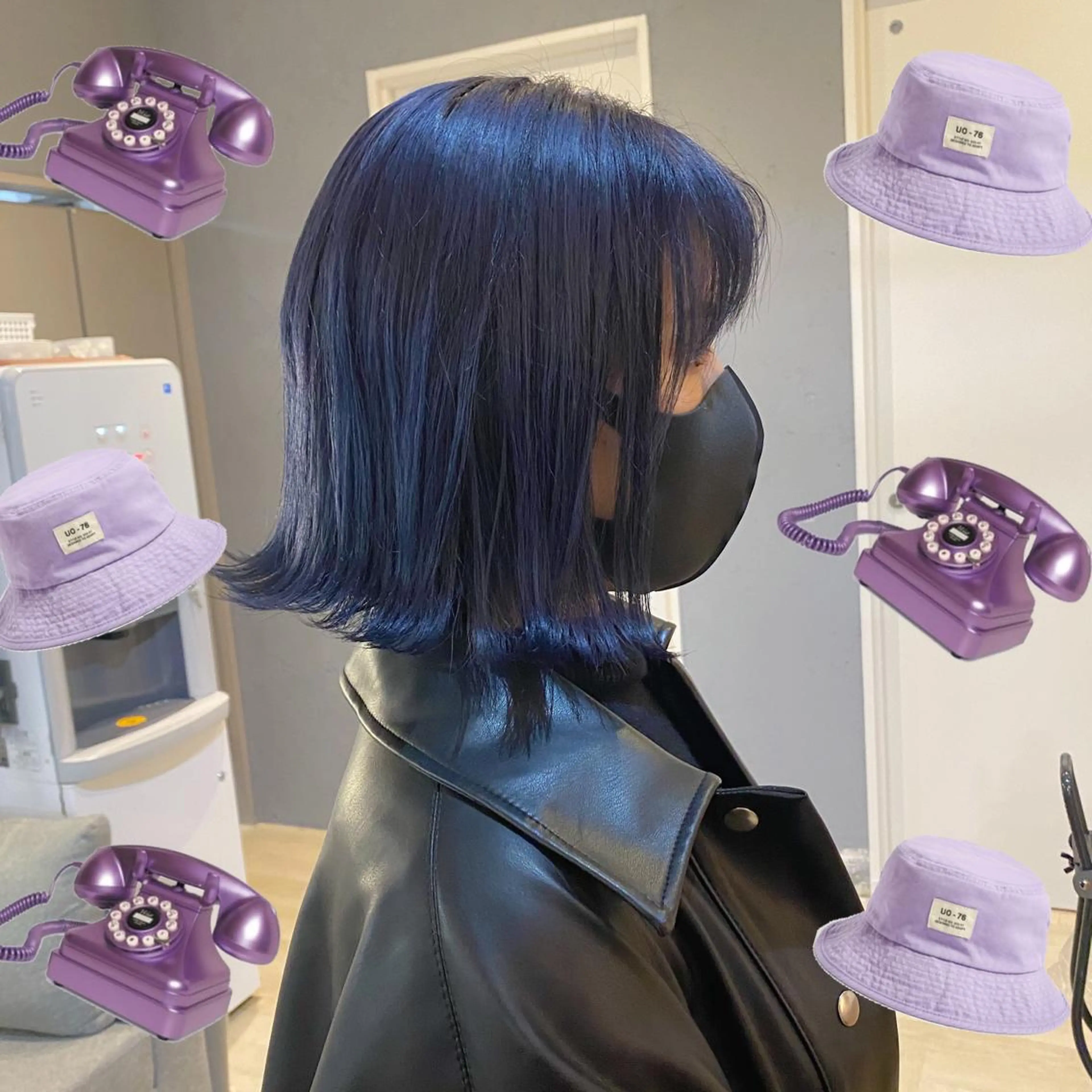 ミディアム カラー アッシュ ラベンダーカラー ラベンダーアッシュ salon village所属・色落ちまで可愛い🧚 心斎橋hikaruのヘアスタイル