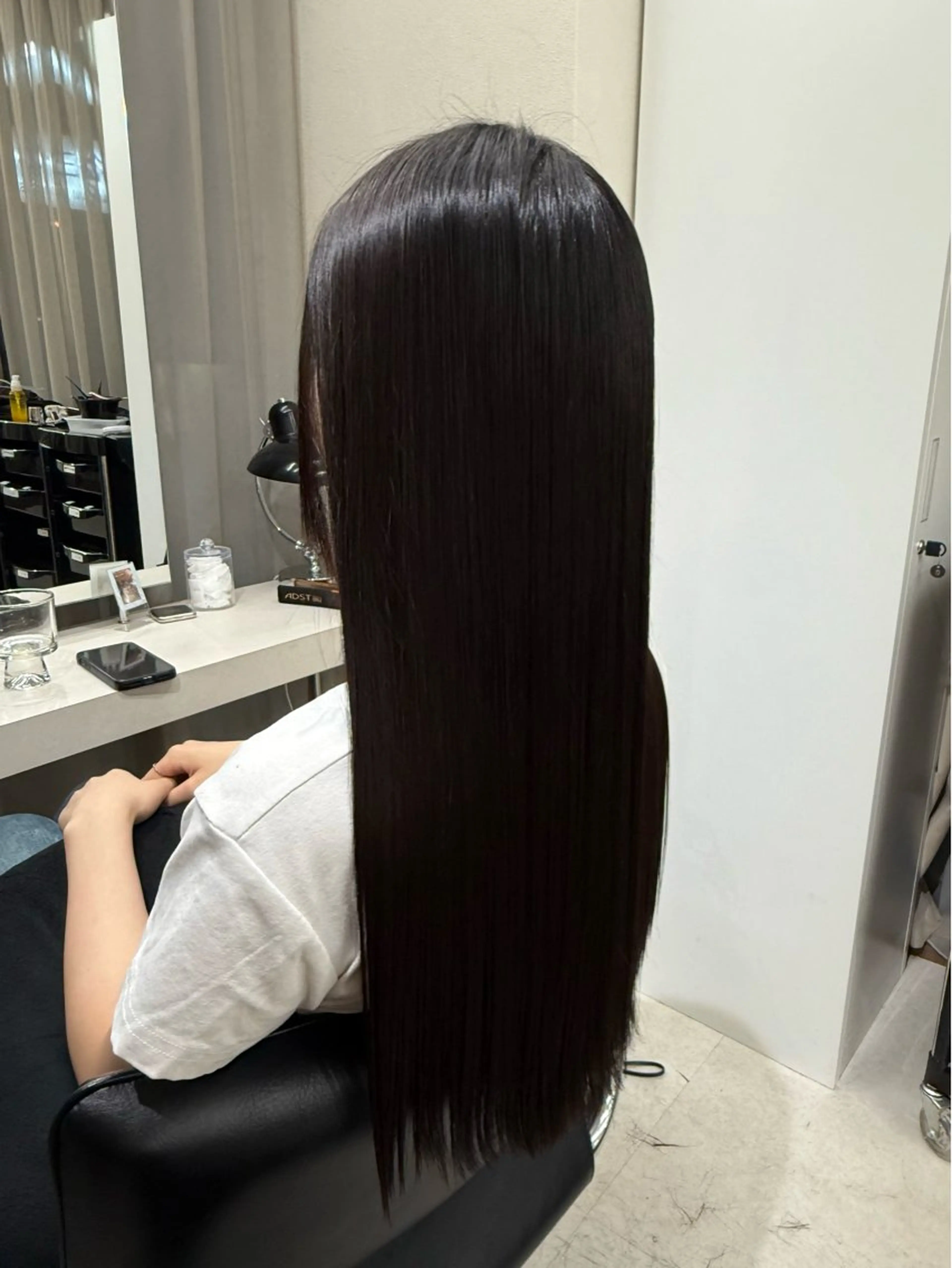 ロング パーマ 縮毛矯正 髪質改善for doll所属・haru 髪質改善サロンのヘアスタイル