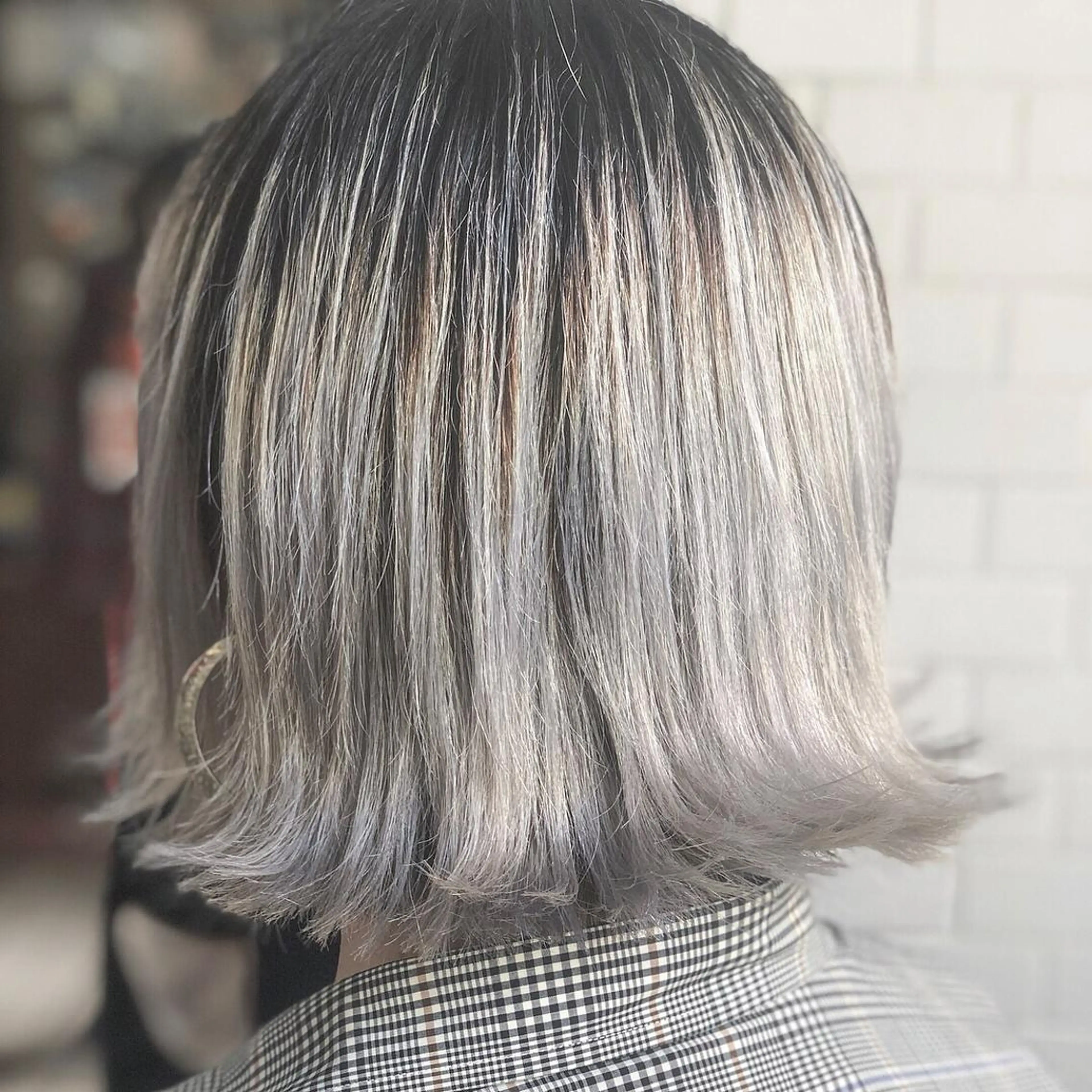 ミディアム カラー アッシュ ブリーチ ブリーチ専門美容師 谷合純一のヘアスタイル