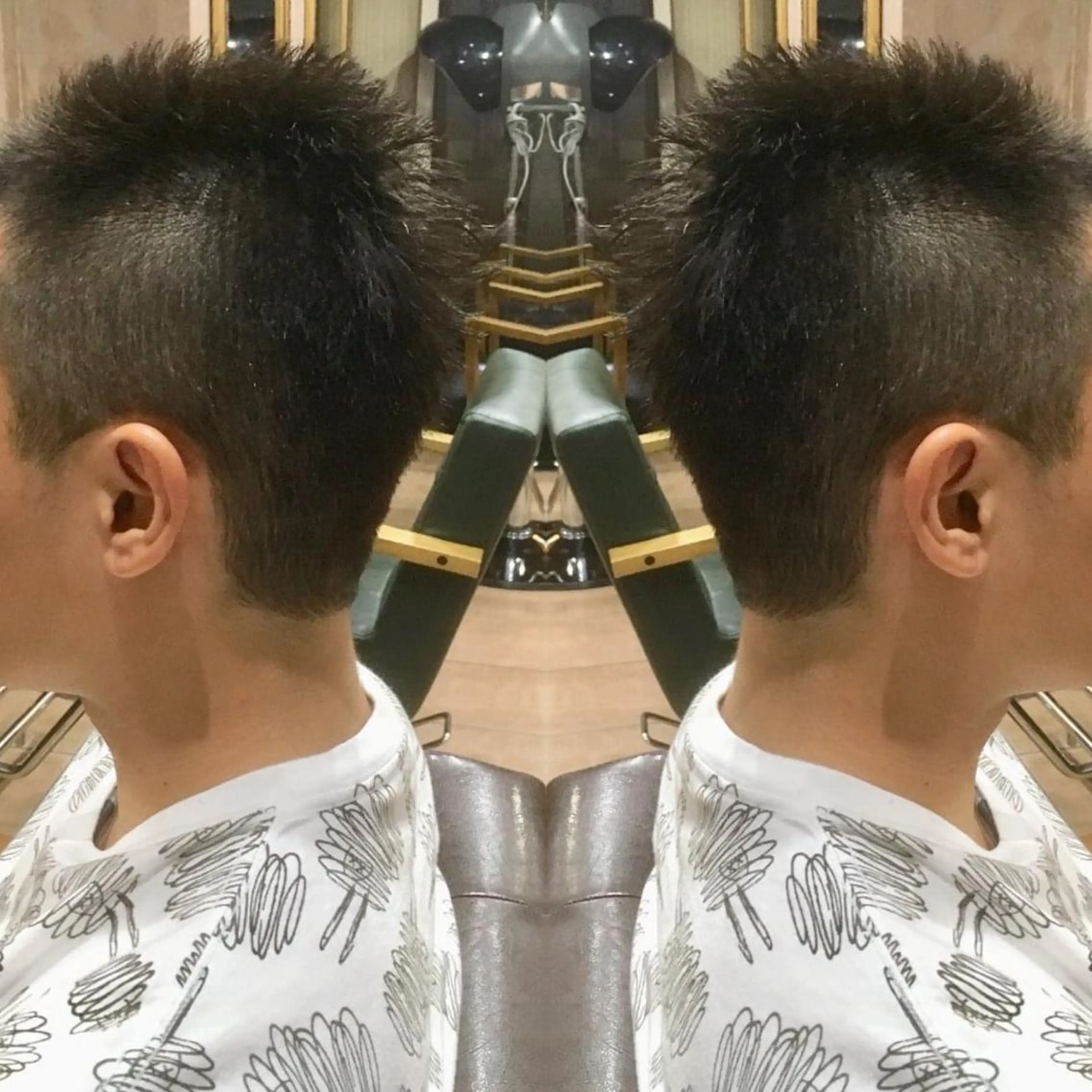 ショート メンズ メンズベリーショート ベリーショート ショートヘア カット La fith  hair chill 松山大街道店所属・不動令 認定カラーリストのヘアスタイル