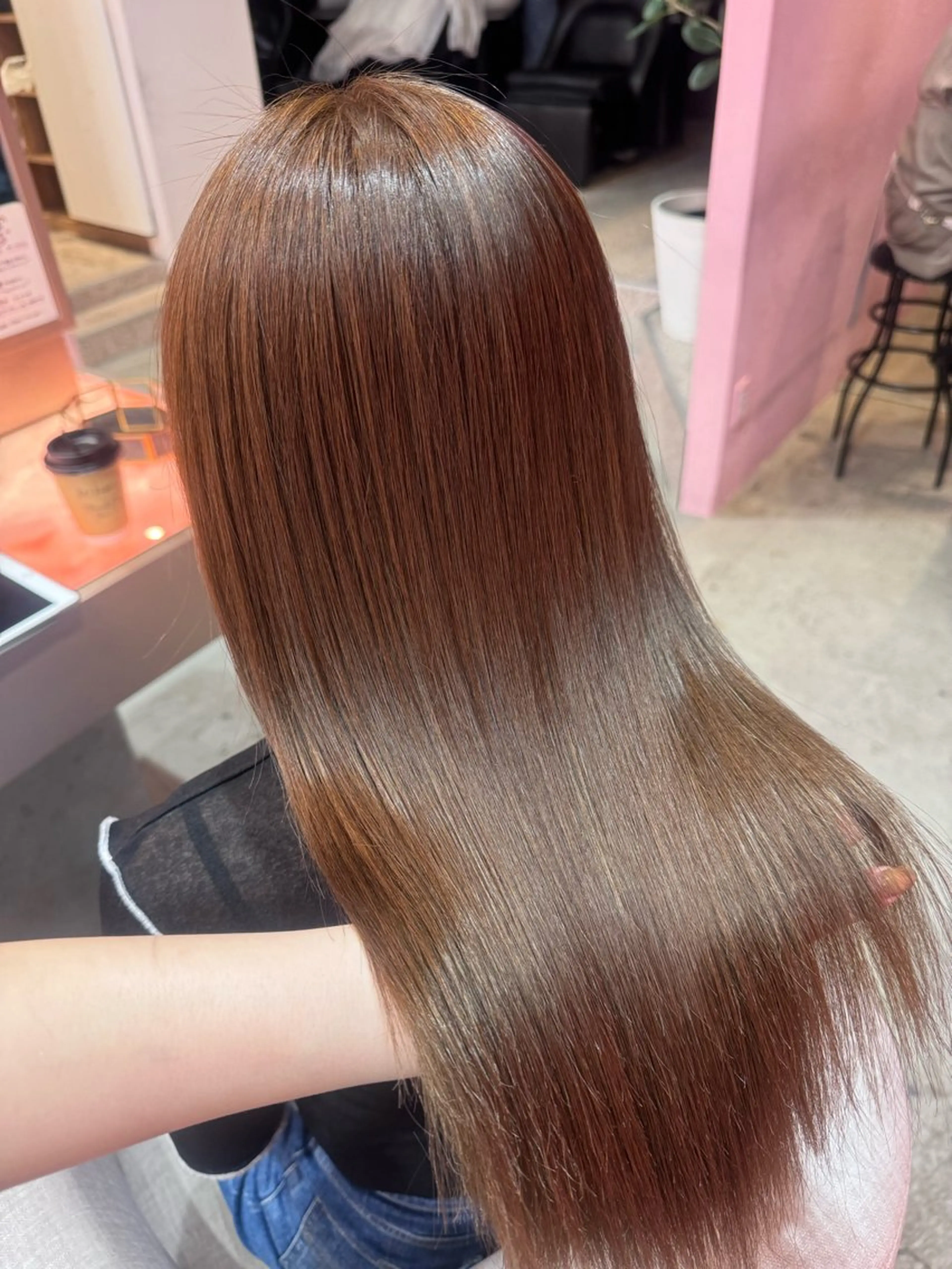 ロング カット ヘアカラー wixymimi　hair salon所属・艶カラー✨レイヤー 𝐚𝐲𝐚𝐤𝐚のヘアスタイル