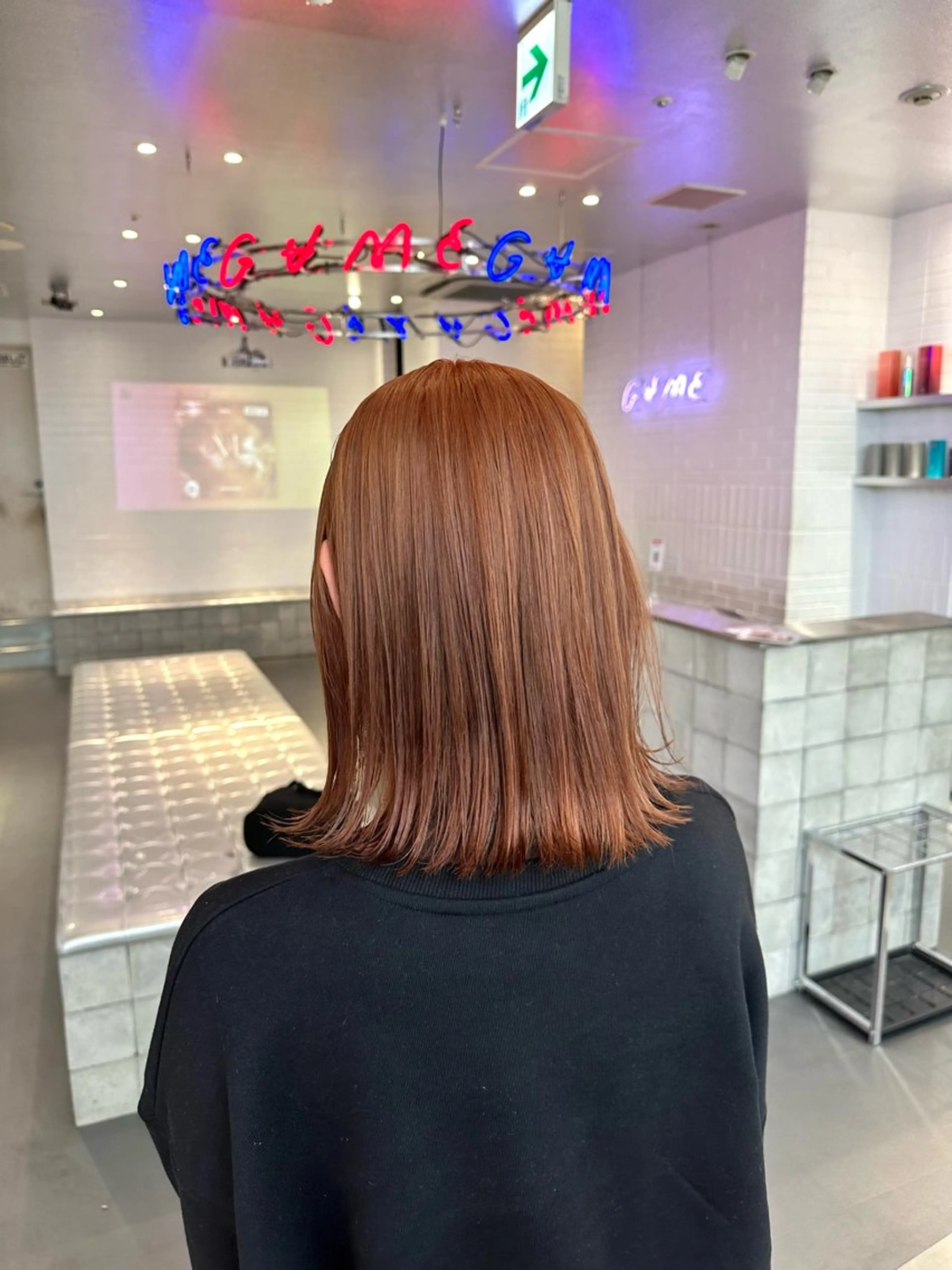 セミロング カラー ヘアカラー トリートメント 🌈ベージュ艶髪🌈 ボブ/ユウトのヘアスタイル