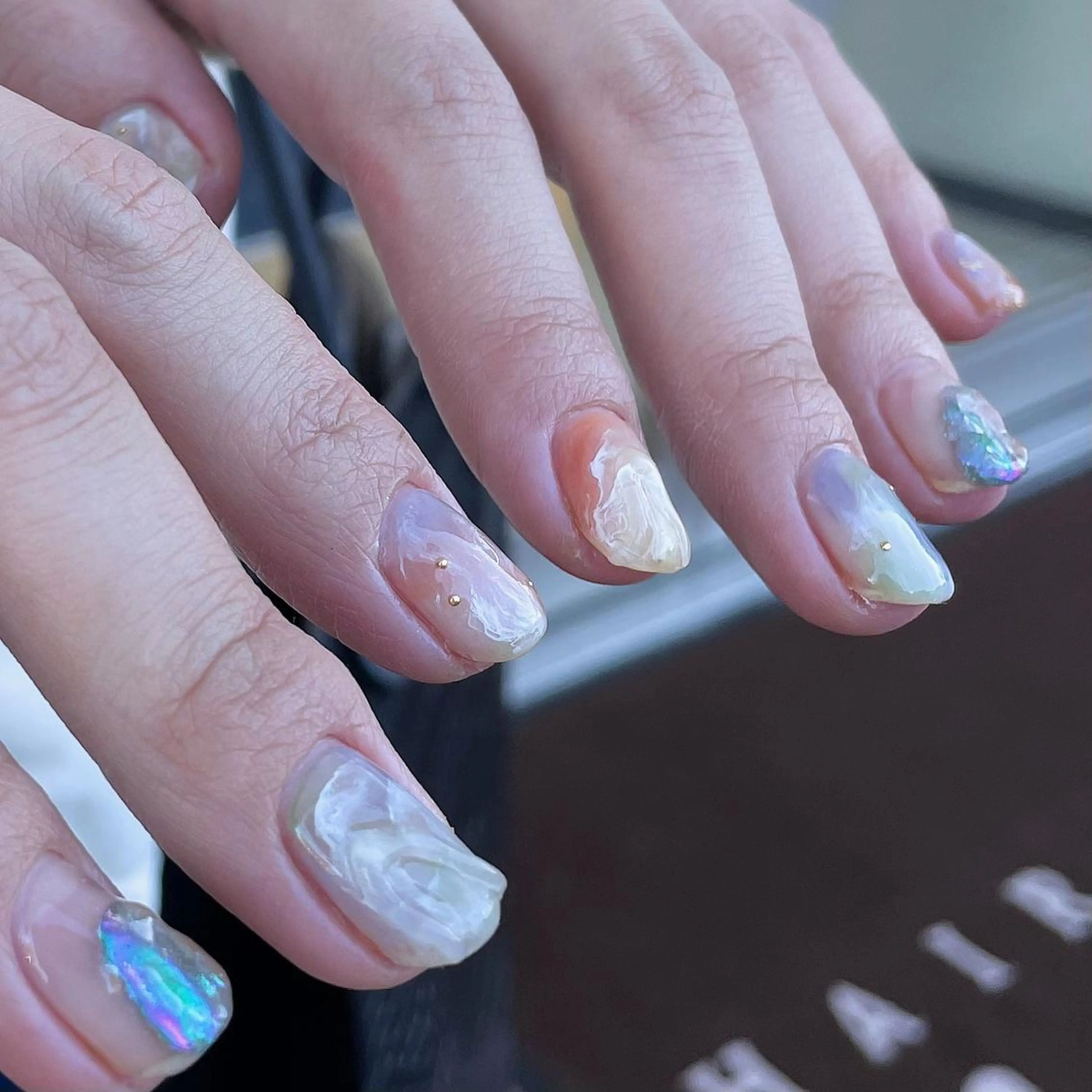 ネイル 持ち込み ハンドネイル Baum nailのネイルデザイン