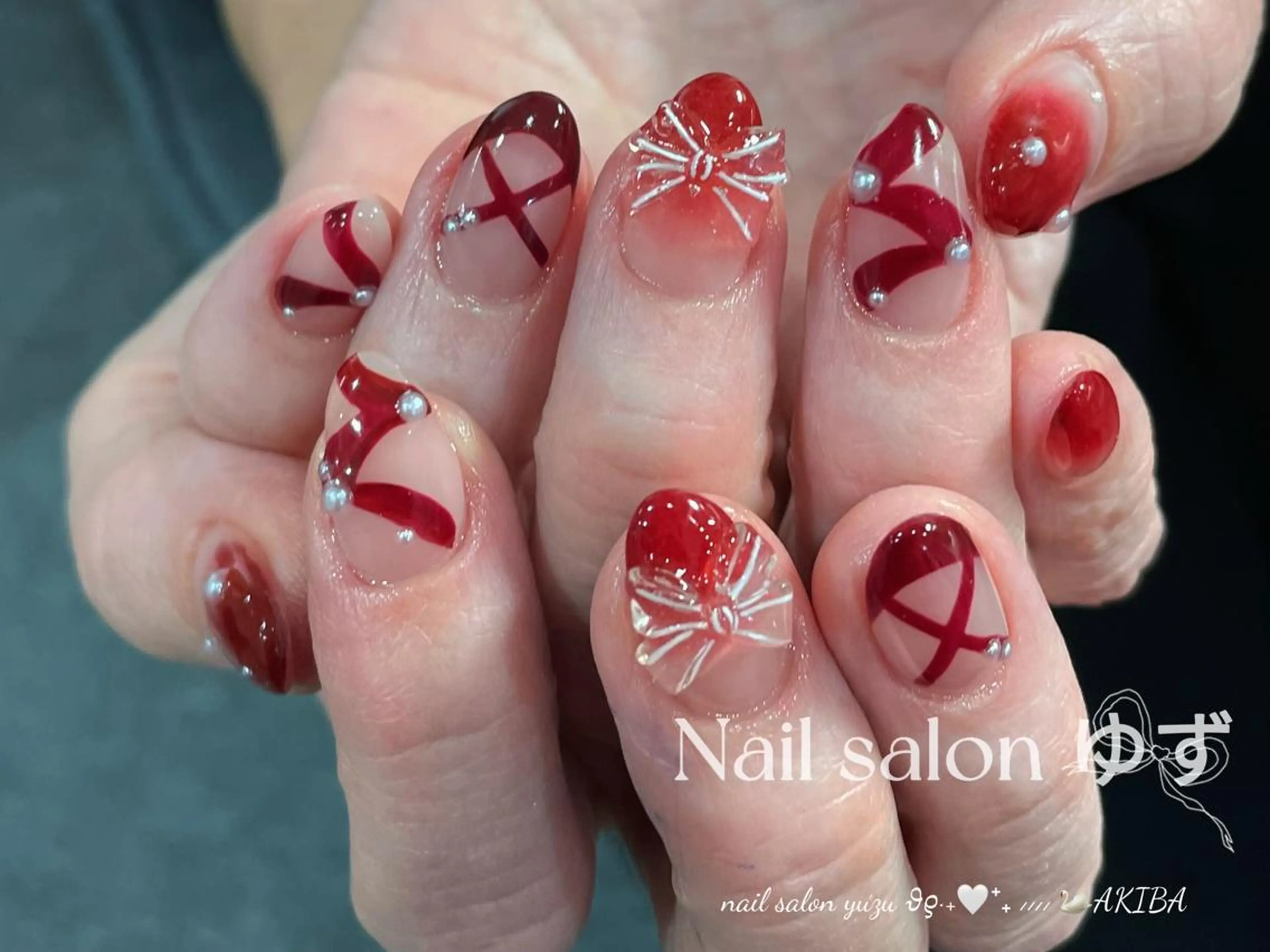 ネイル ハンドネイル MAKI💚💚💚 秋葉原.のネイルデザイン