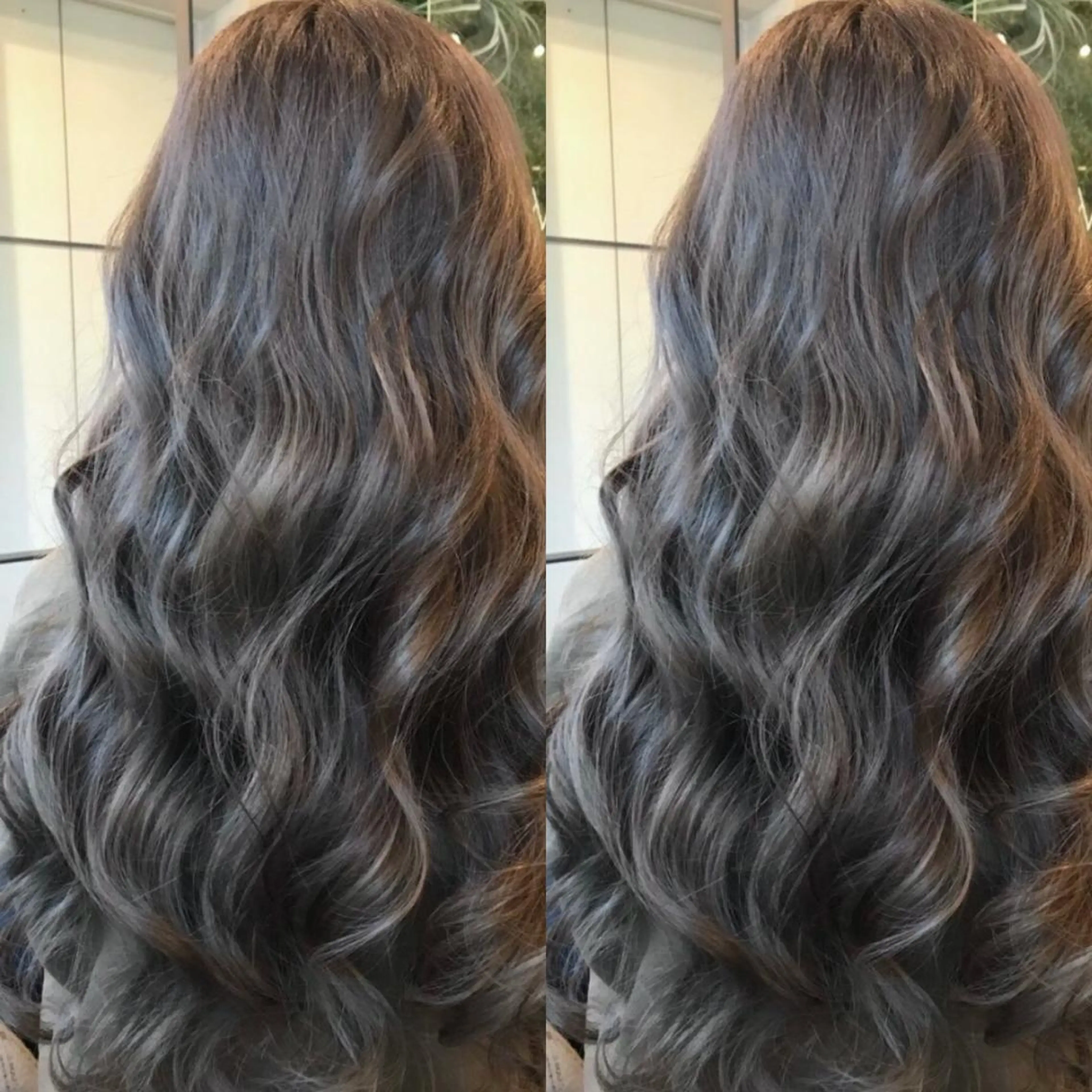 ロング カラー ヘアカラー Hanna by W_SALONのヘアスタイル