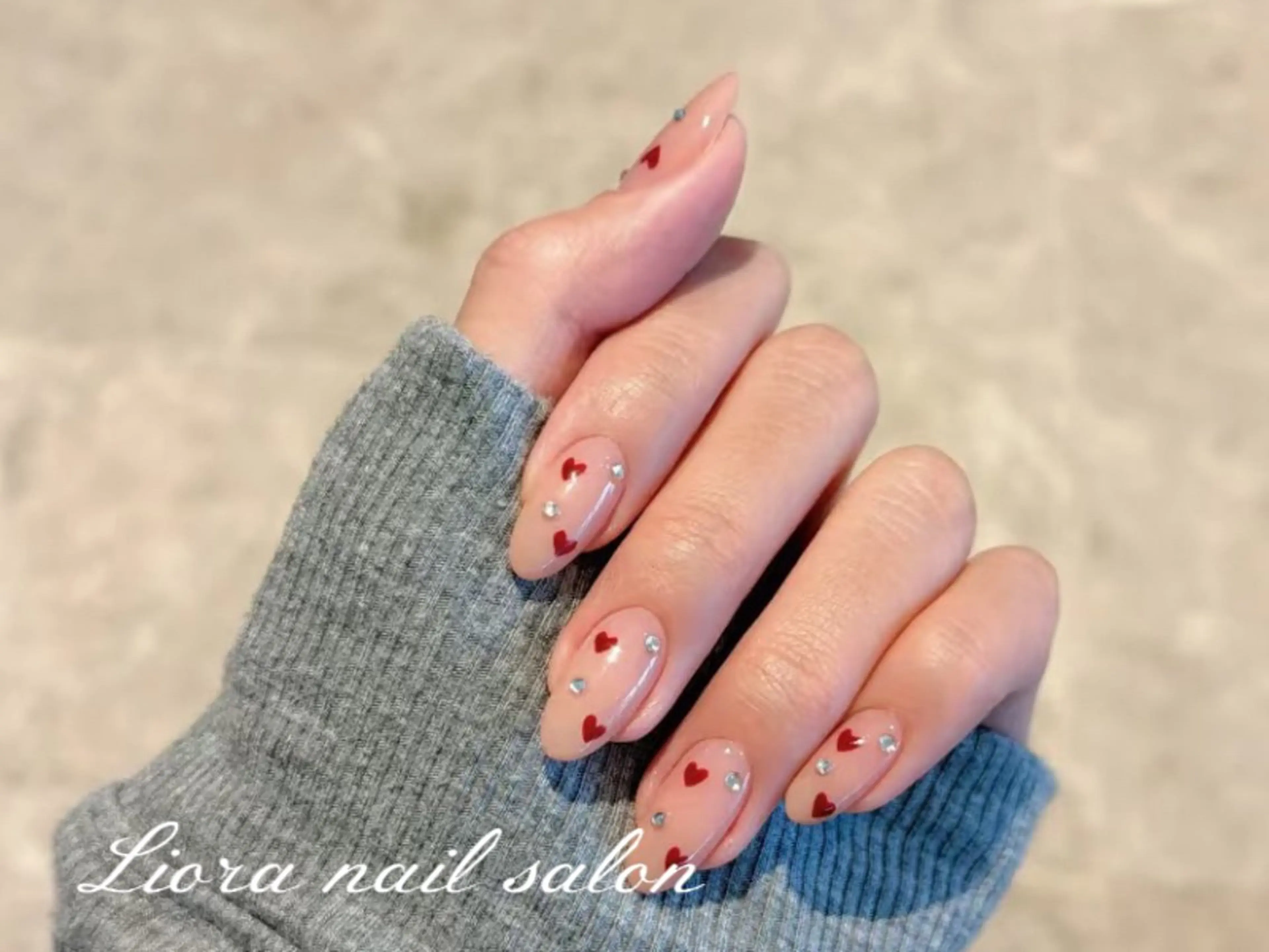 ネイル チークネイル フットネイル フレンチネイル ジェルネイル ガーリー ハンドネイル Liora ネイルサロン所属・Liora nail salonのネイルデザイン