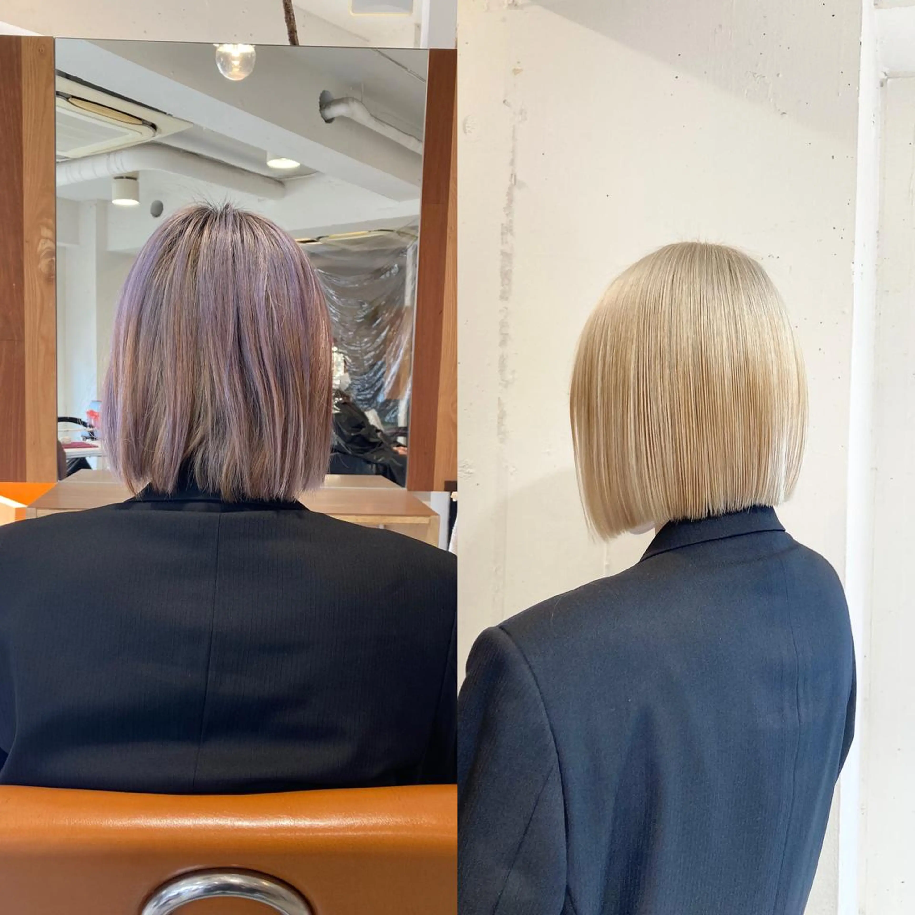カラー ブリーチ 💗モテ髪 ハイトーンあや💗のヘアスタイル