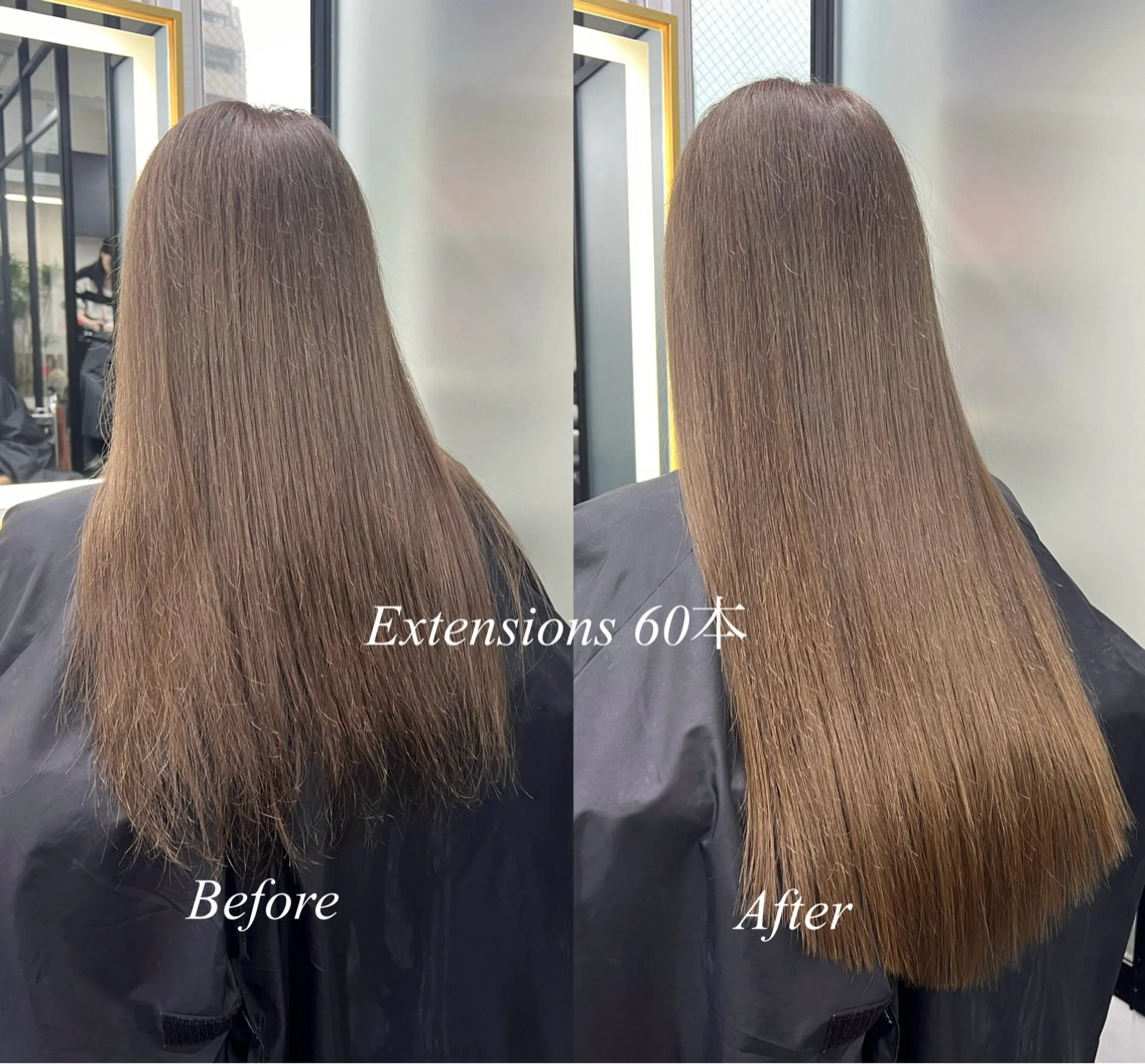 ロング カラー シールエクステ ハイトーンカラー エクステ ヘアカラー エクステ シールエクステ特化 ハイトーン、NANAのヘアスタイル