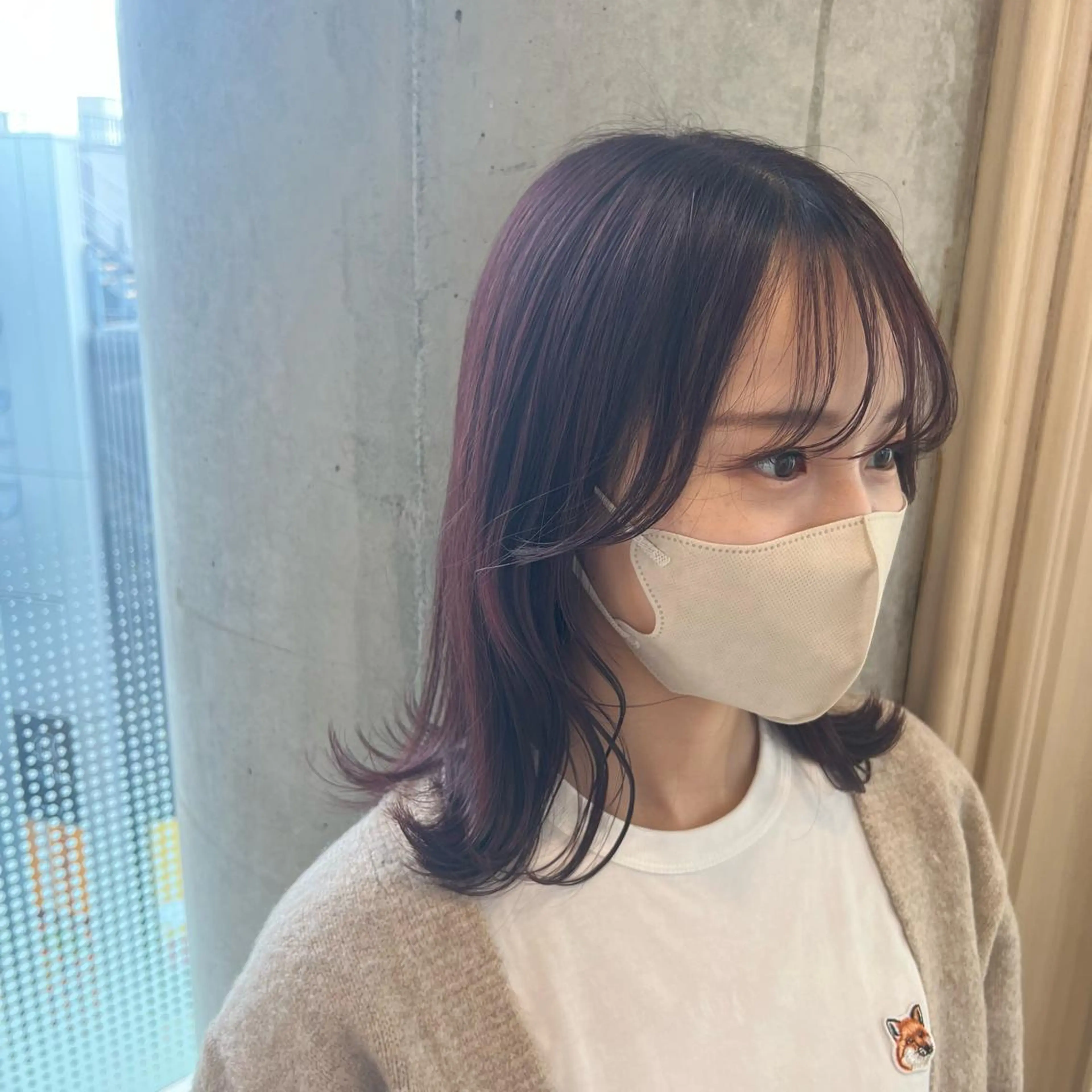 ミディアム カラー SALOWIN川崎WEST店所属・🌷川崎/アレンジ/ 暖色ボブ/コトネ🌷のヘアスタイル