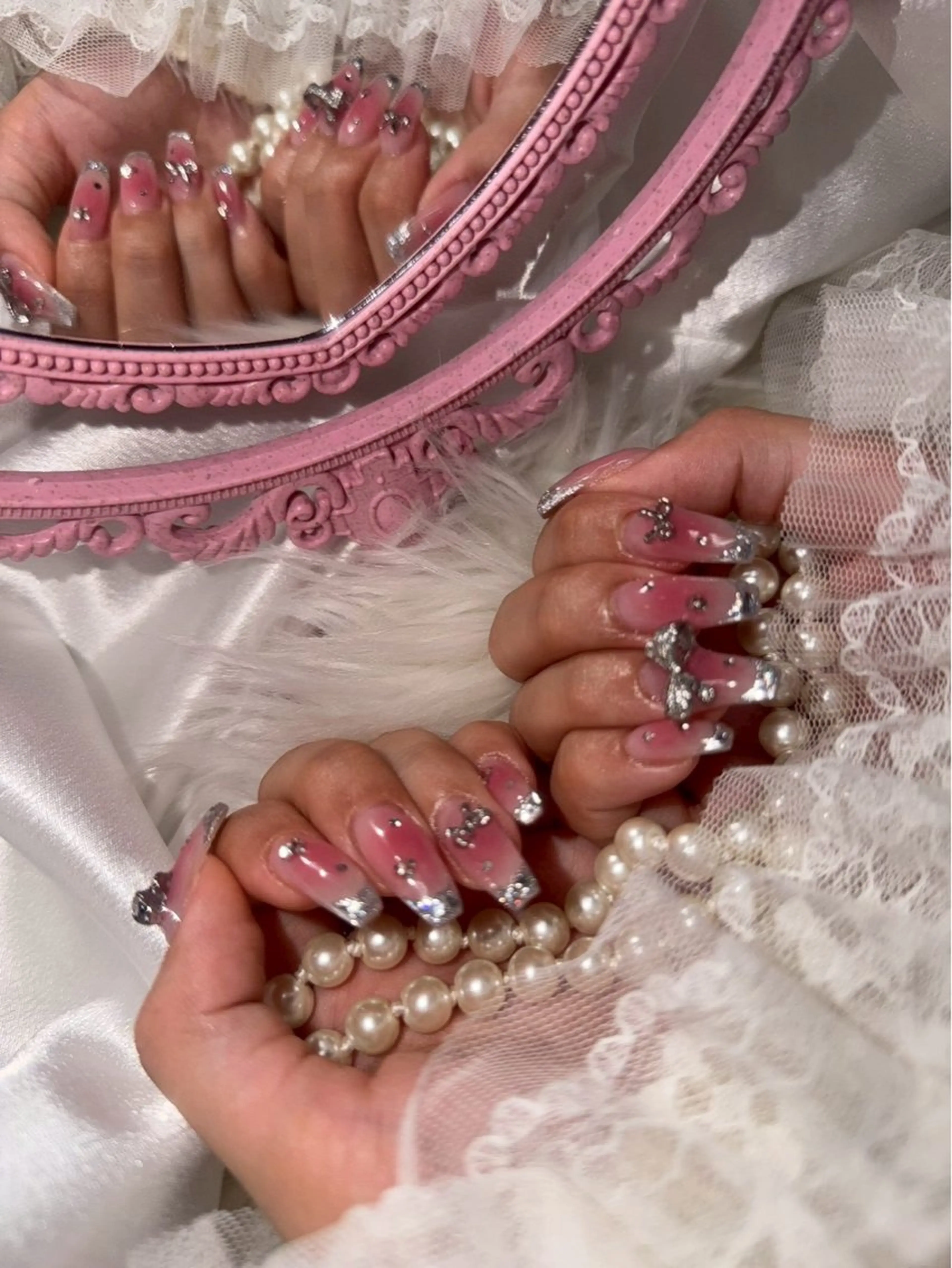 ⋆⸜ジェル⸝⋆ゴテゴテデザイン１０本⭐︎やり放題コース　¥13800→¥6900の写真