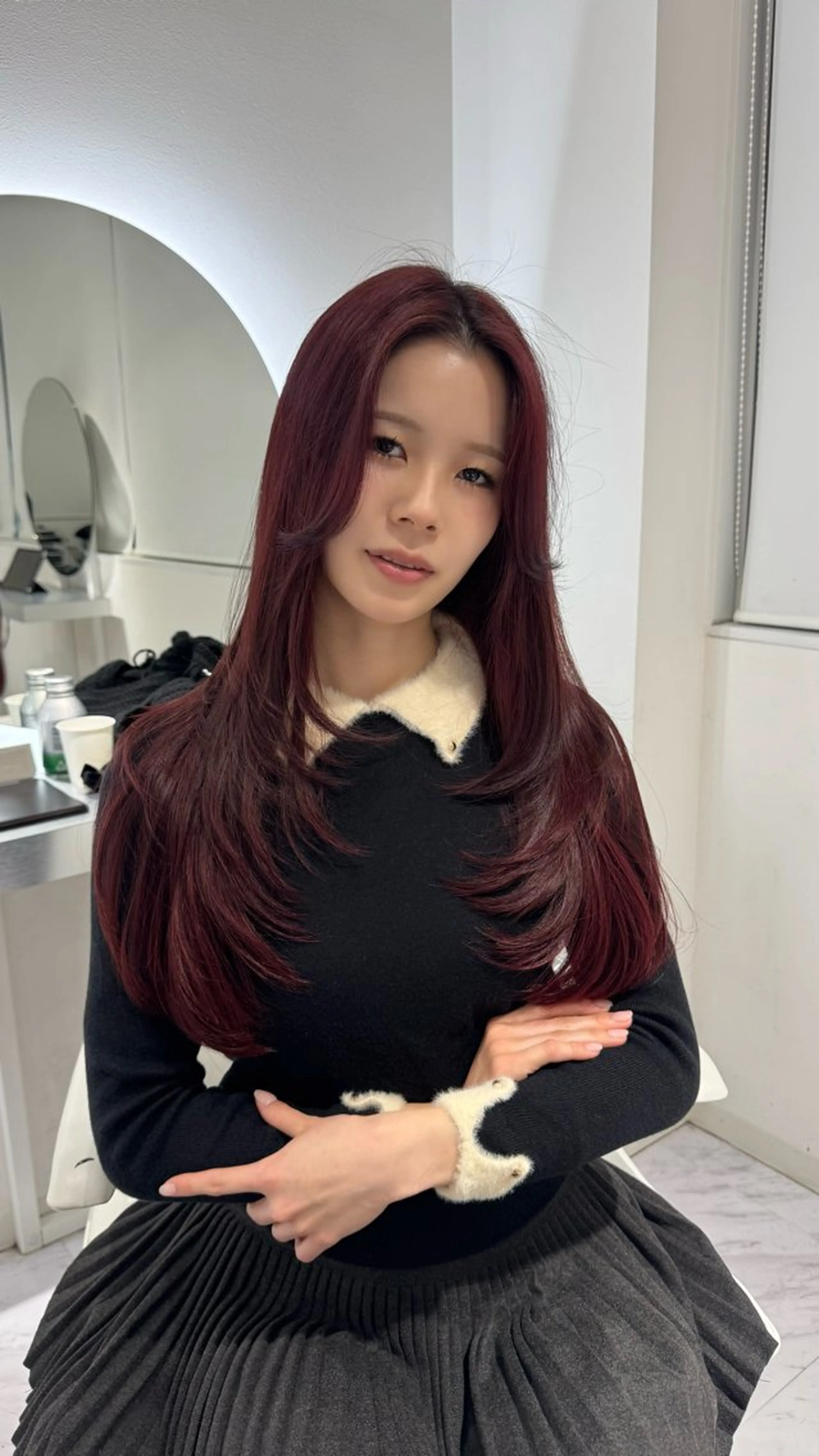 ロング カラー rina/無料レイ ヤーカット/上野🌱のヘアスタイル