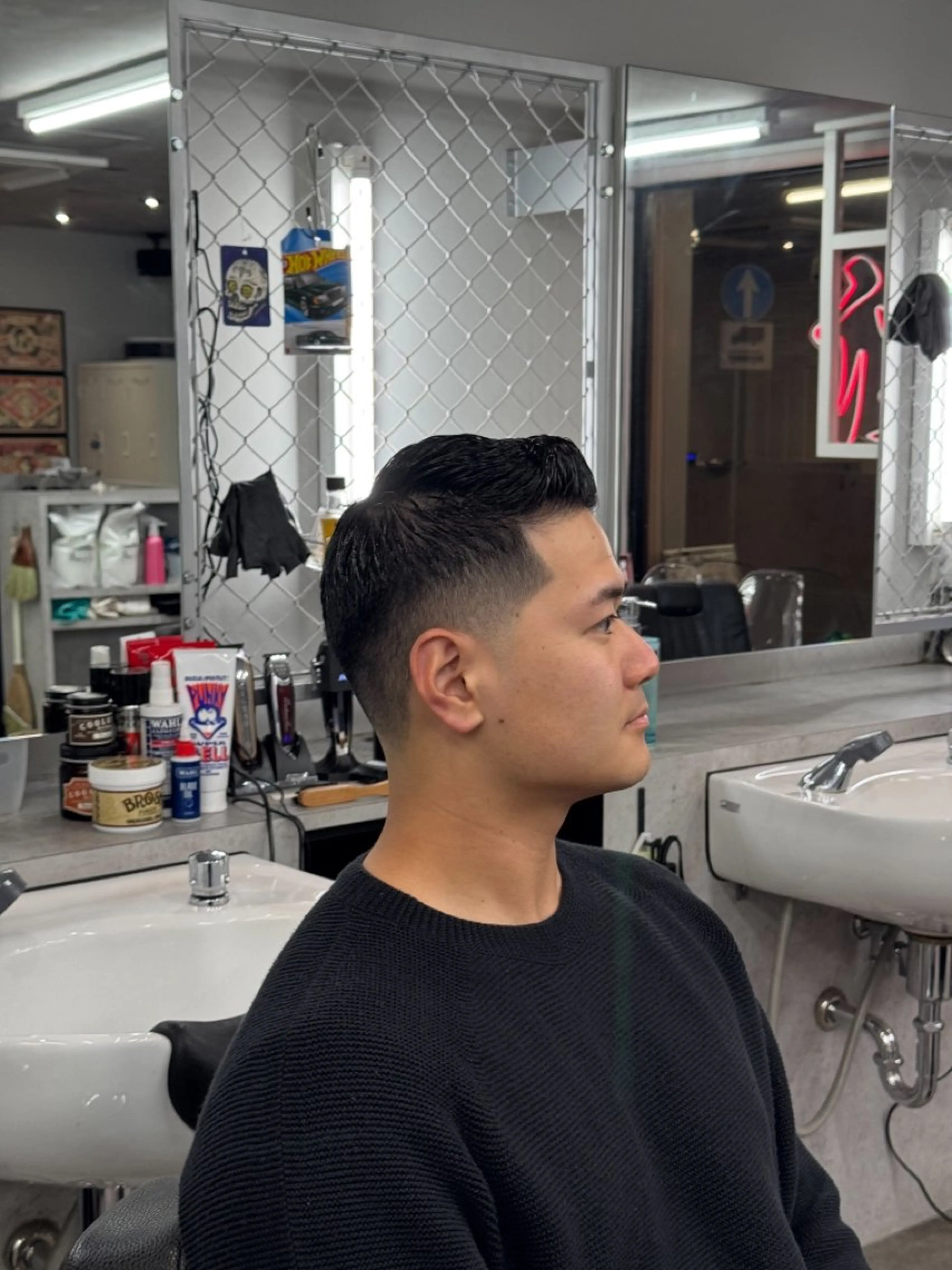 ショート FADE&LINE登戸店所属・🔥メンズ専門 美容師🔥 柳澤陵心のヘアスタイル