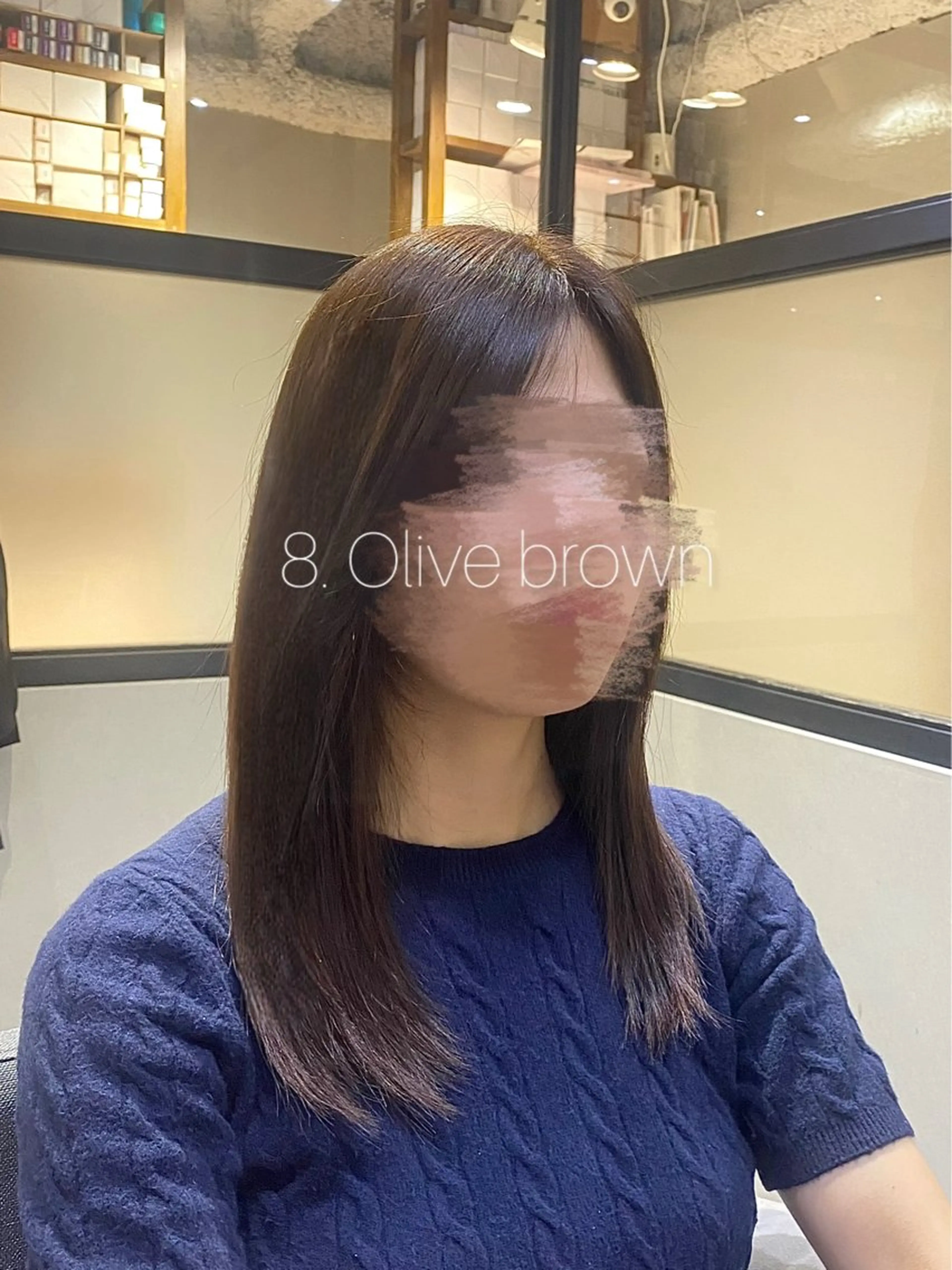 セミロング ヘアカラー トリートメント 🫧髪質改善 🌼きさき🌼のヘアスタイル