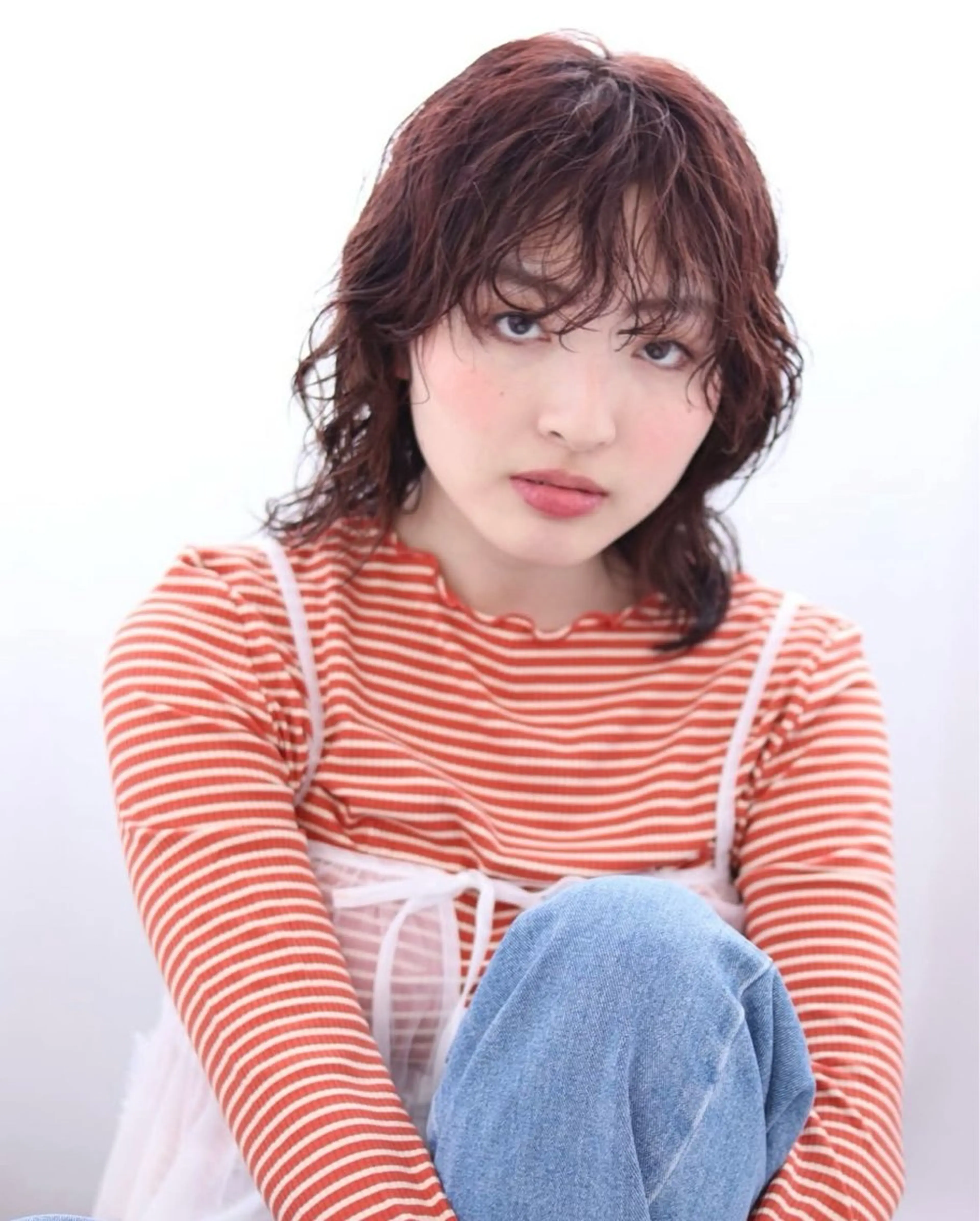 パーマ 透明感カラー🫧🩵 林　菜々美のヘアスタイル