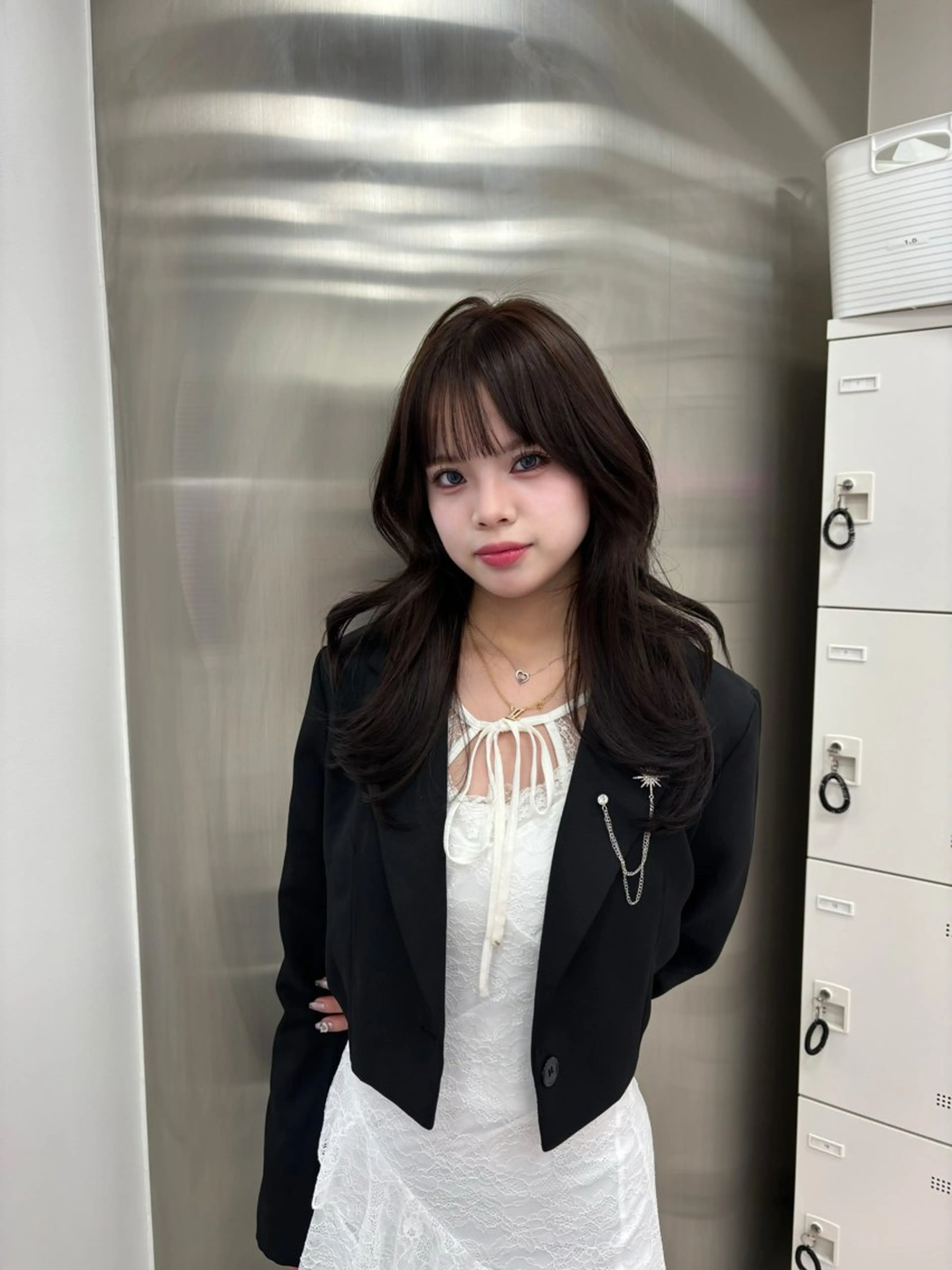 ロング カラー 表参道ハッシュカット レイヤー/リノンのヘアスタイル