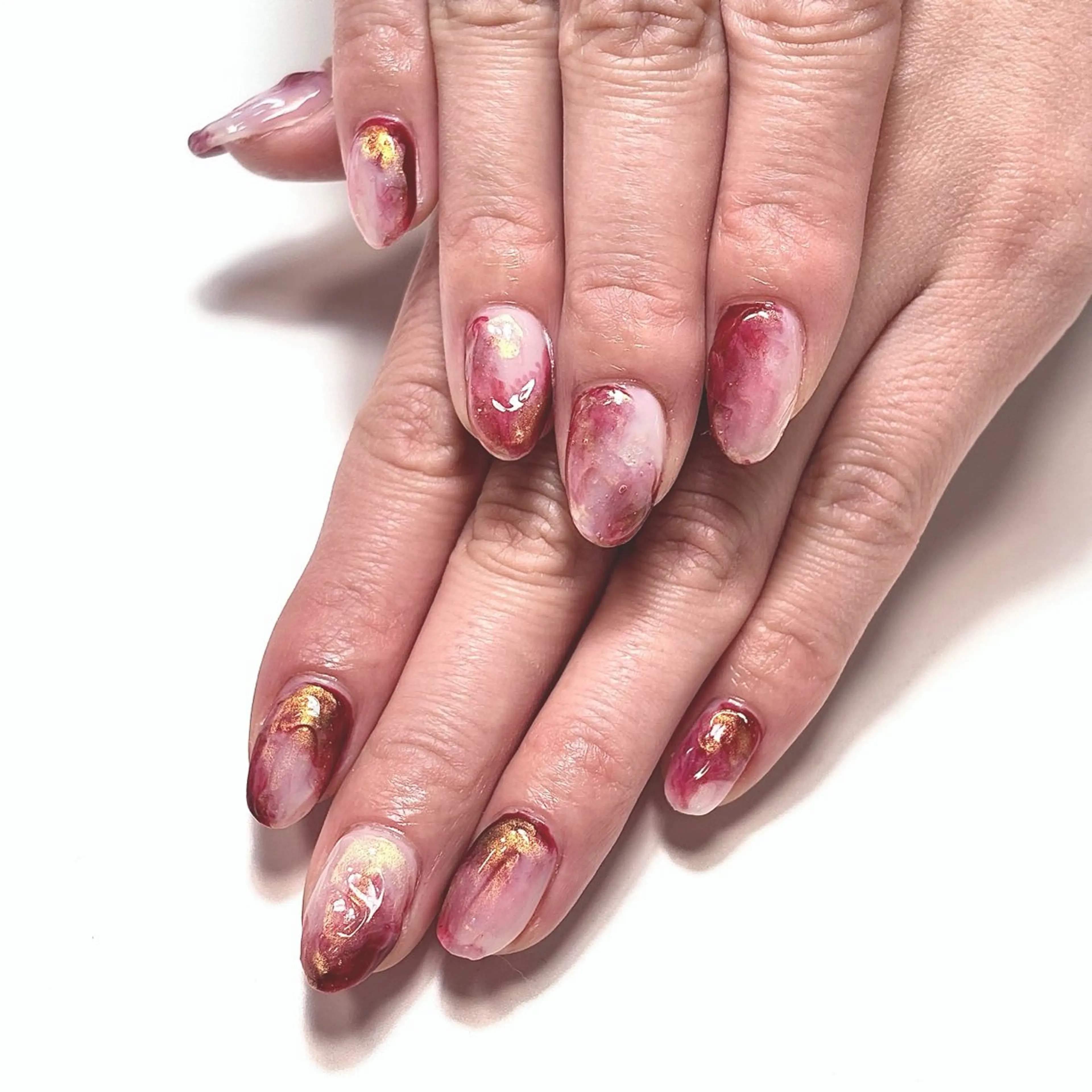 ネイル ニュアンスネイル ハンドネイル paljon ゆい静岡市のネイルデザイン