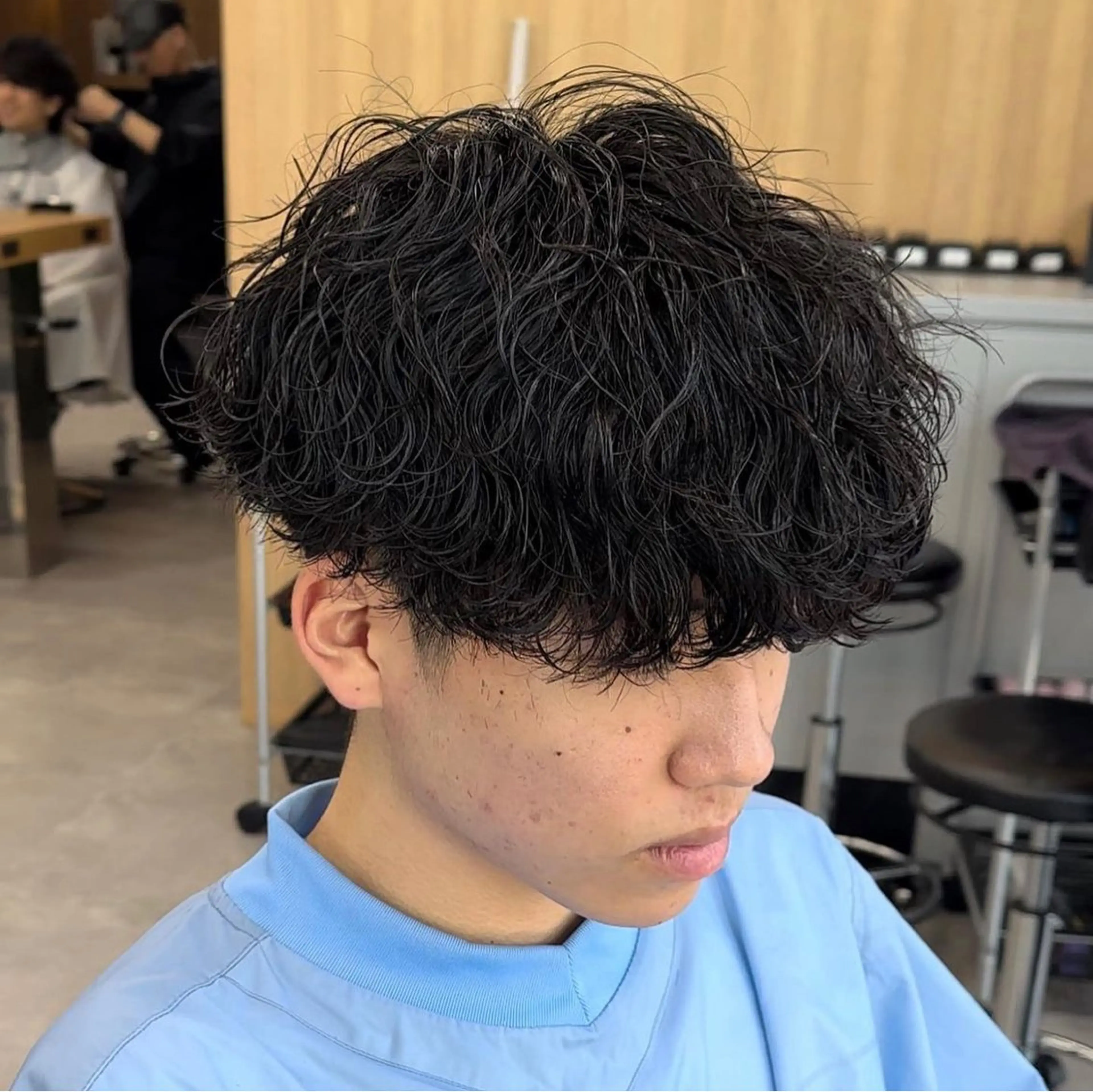 パーマ メンズ カット パーマ 🌟あゆ🌟 女子ウケスタイルのヘアスタイル