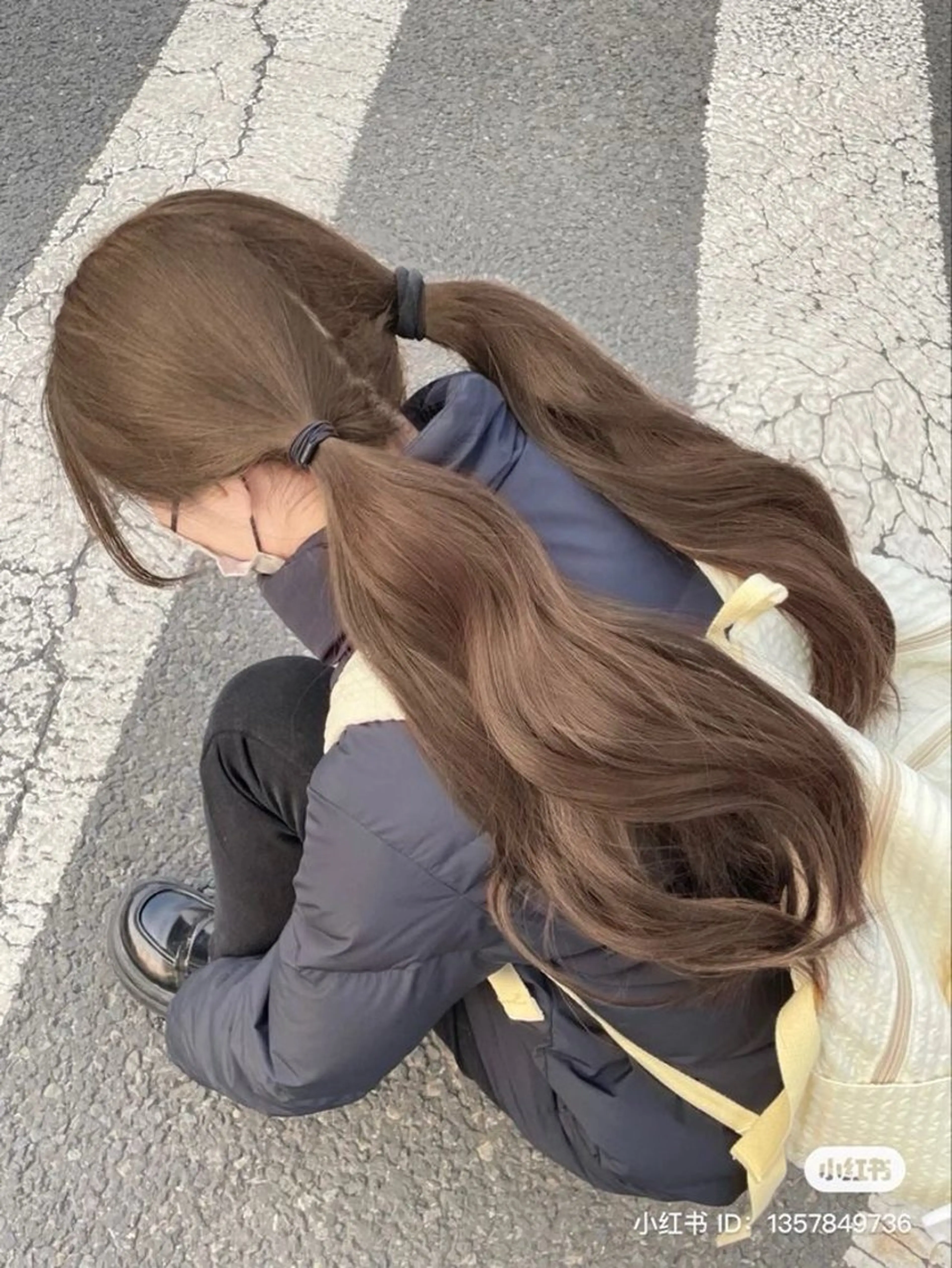 ロング ヘアカラー FILMS haru 暖色カラーのヘアスタイル